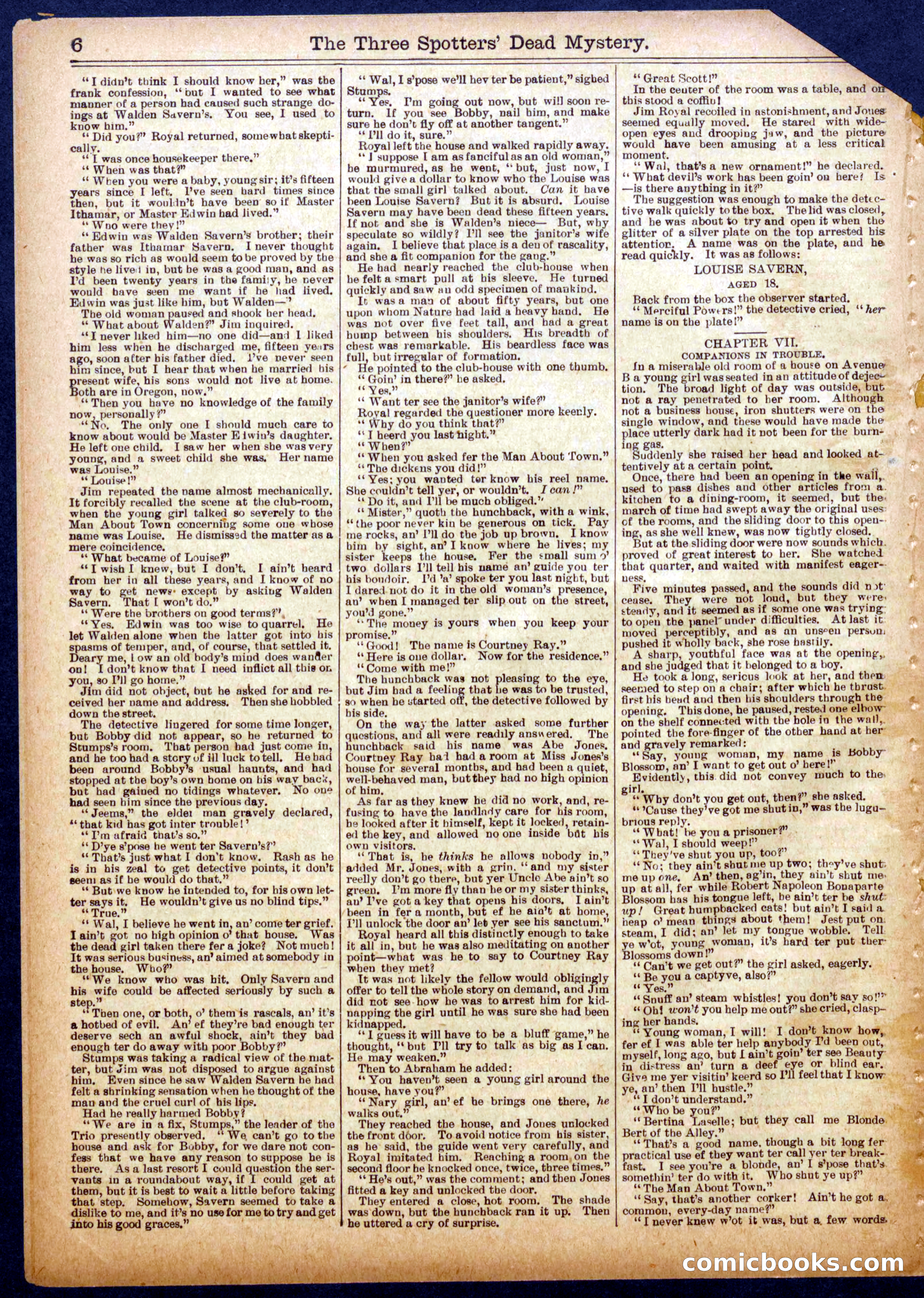The Half Dime Library, No. 1053 — page 6 of 16