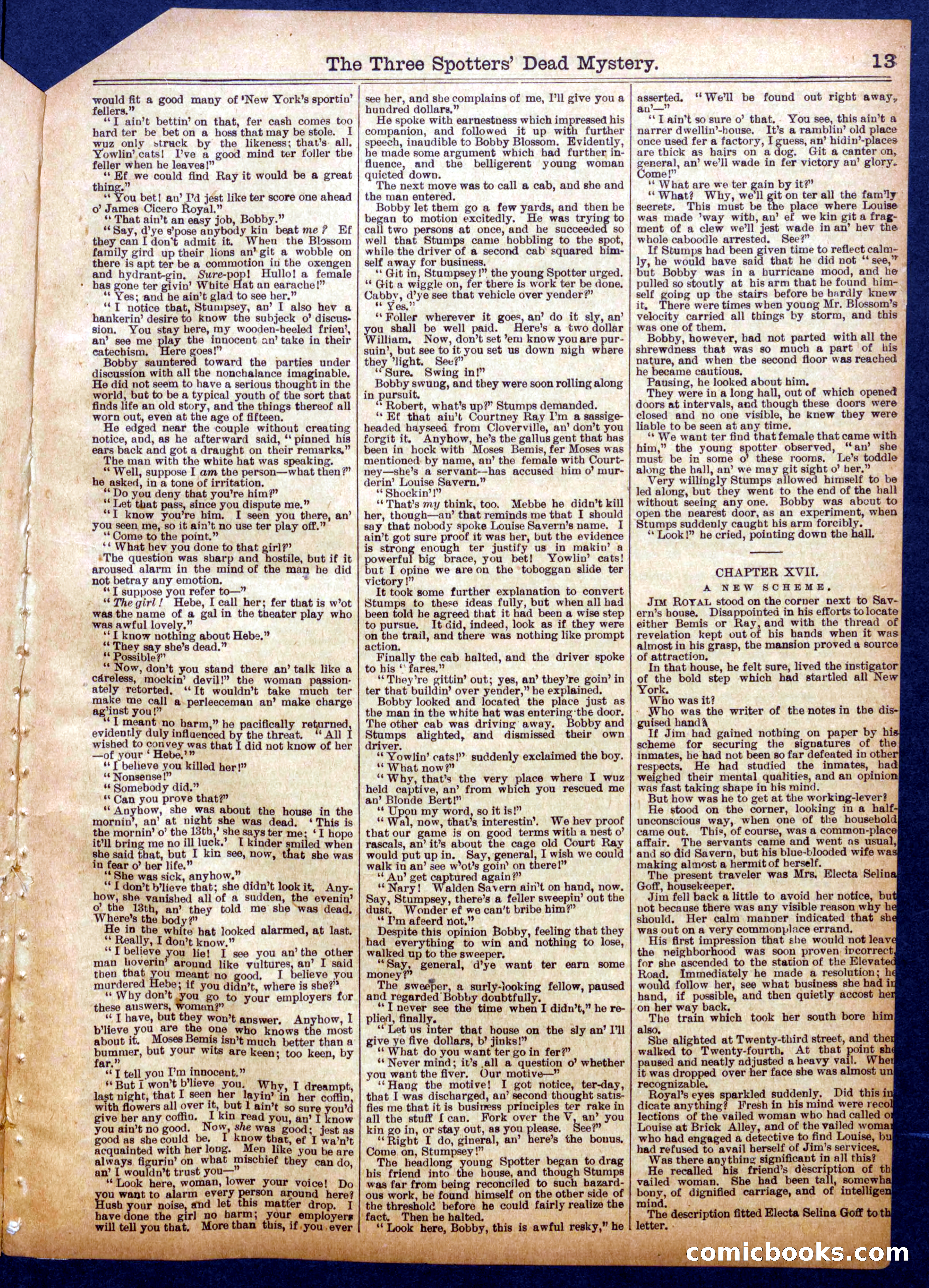 The Half Dime Library, No. 1053 — page 13 of 16