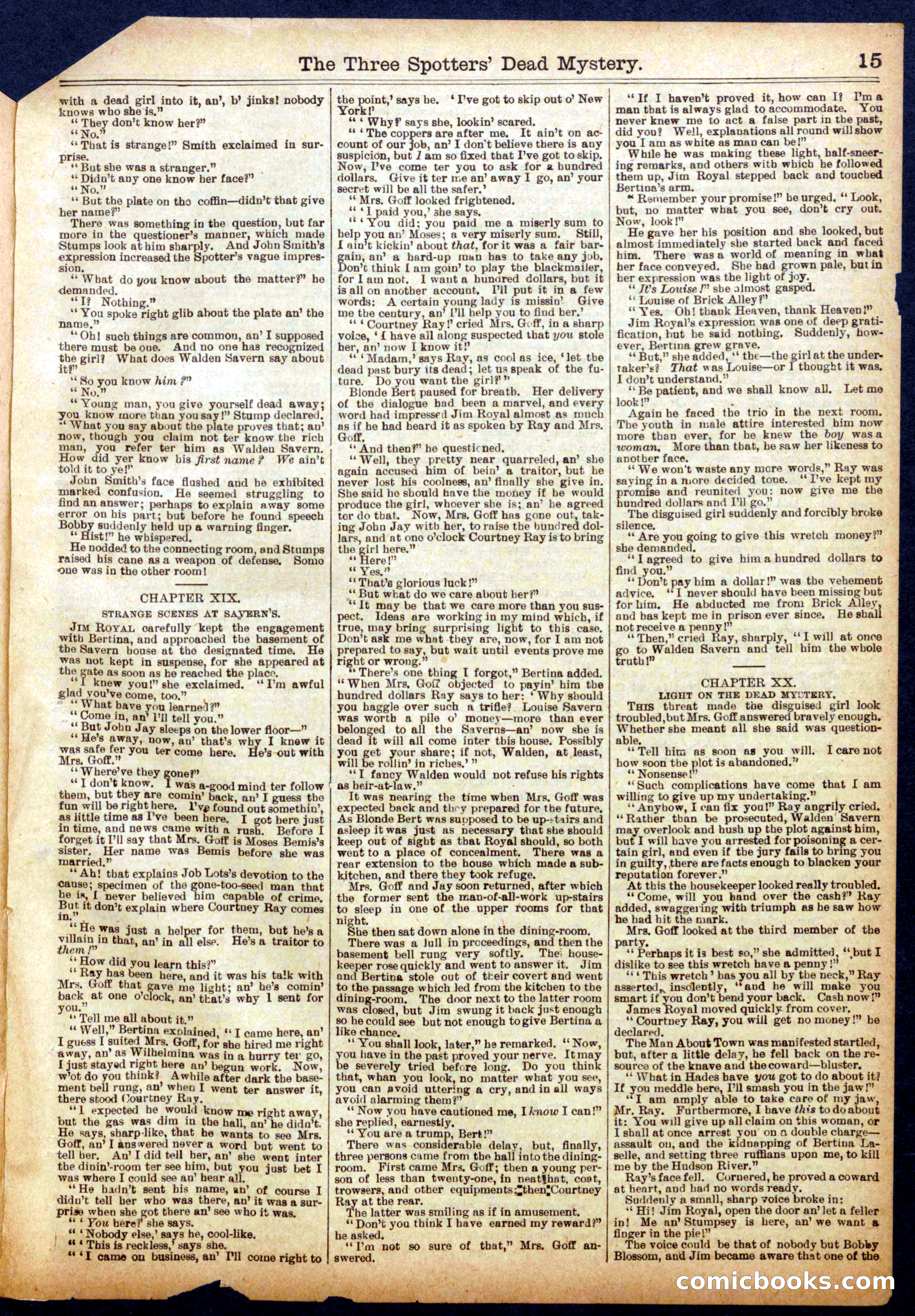 The Half Dime Library, No. 1053 — page 15 of 16