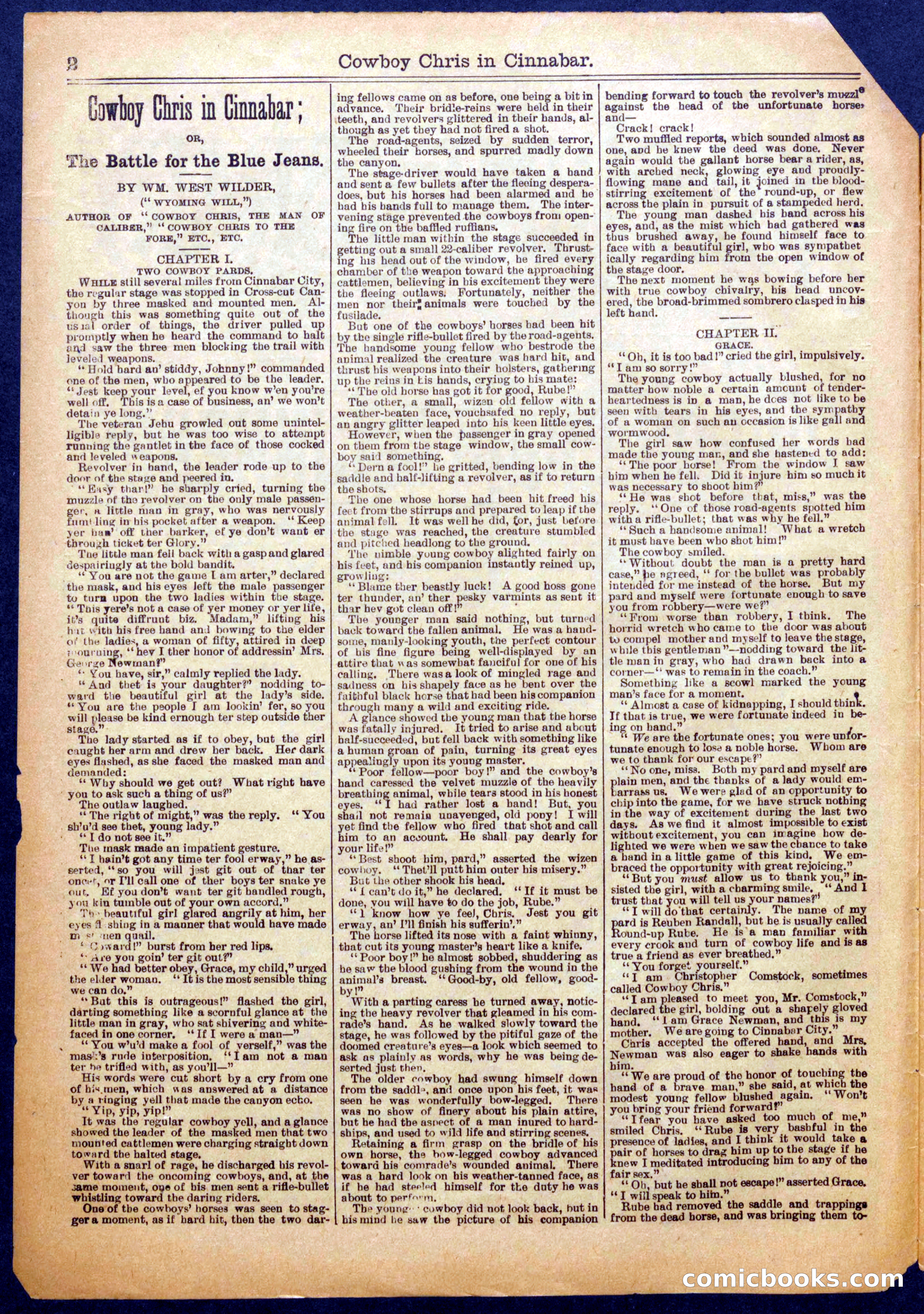 Cowboy Chris in Cinnabar — page 2 of 16