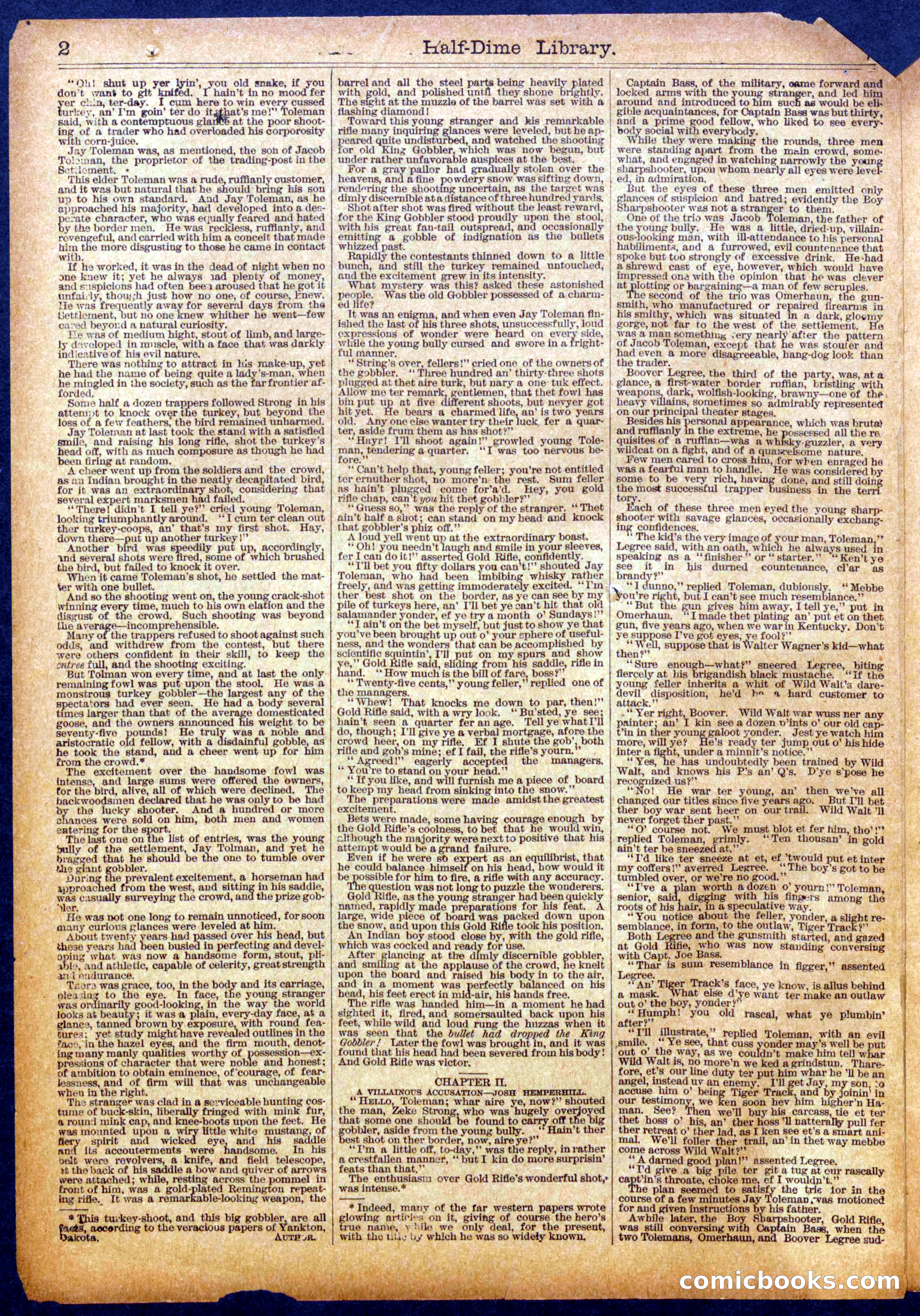 Gold Rifle, the Sharpshooter; or, The Boy Detective of the Black Ranch — page 2 of 16