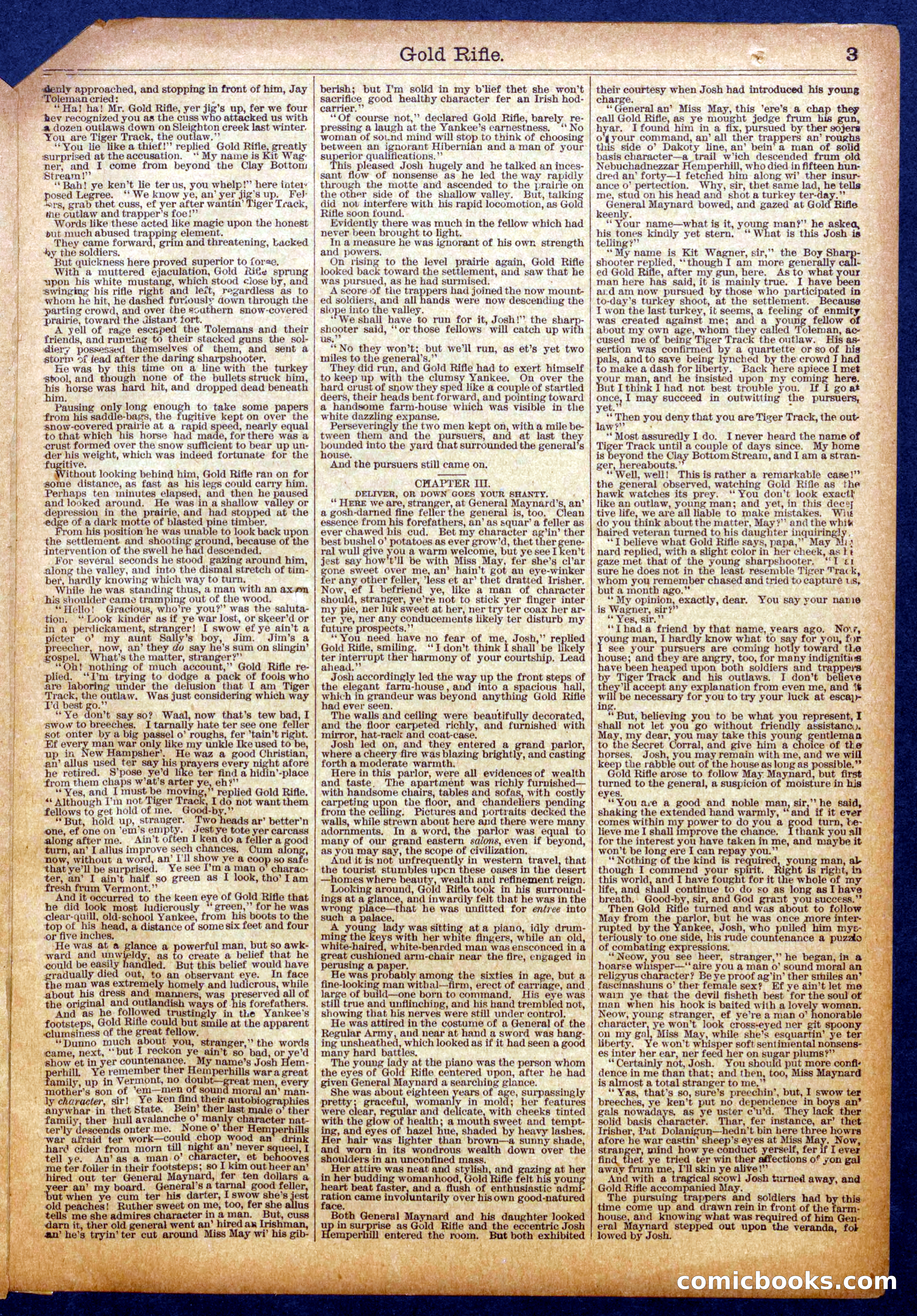 Gold Rifle, the Sharpshooter; or, The Boy Detective of the Black Ranch — page 3 of 16