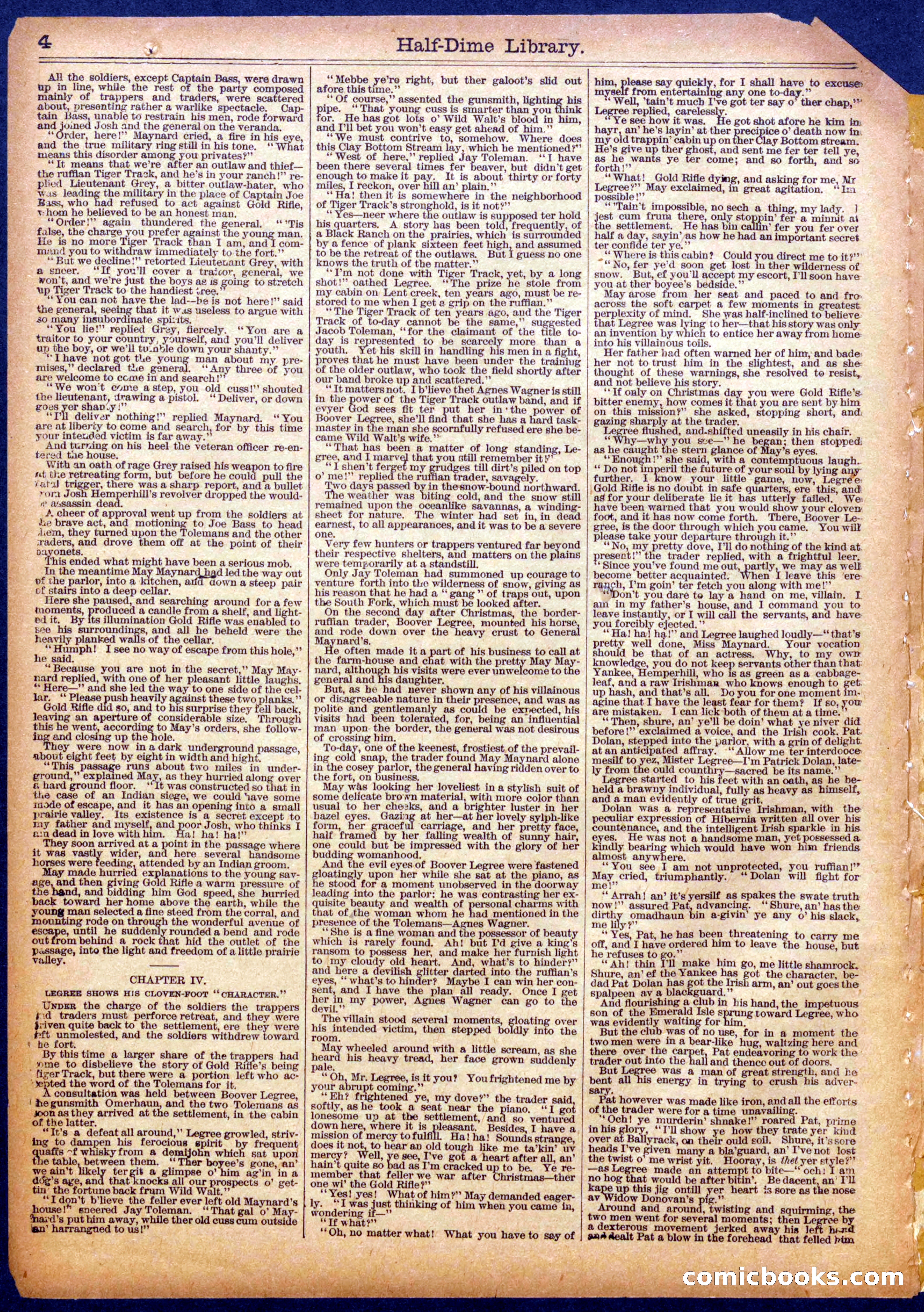 Gold Rifle, the Sharpshooter; or, The Boy Detective of the Black Ranch — page 4 of 16