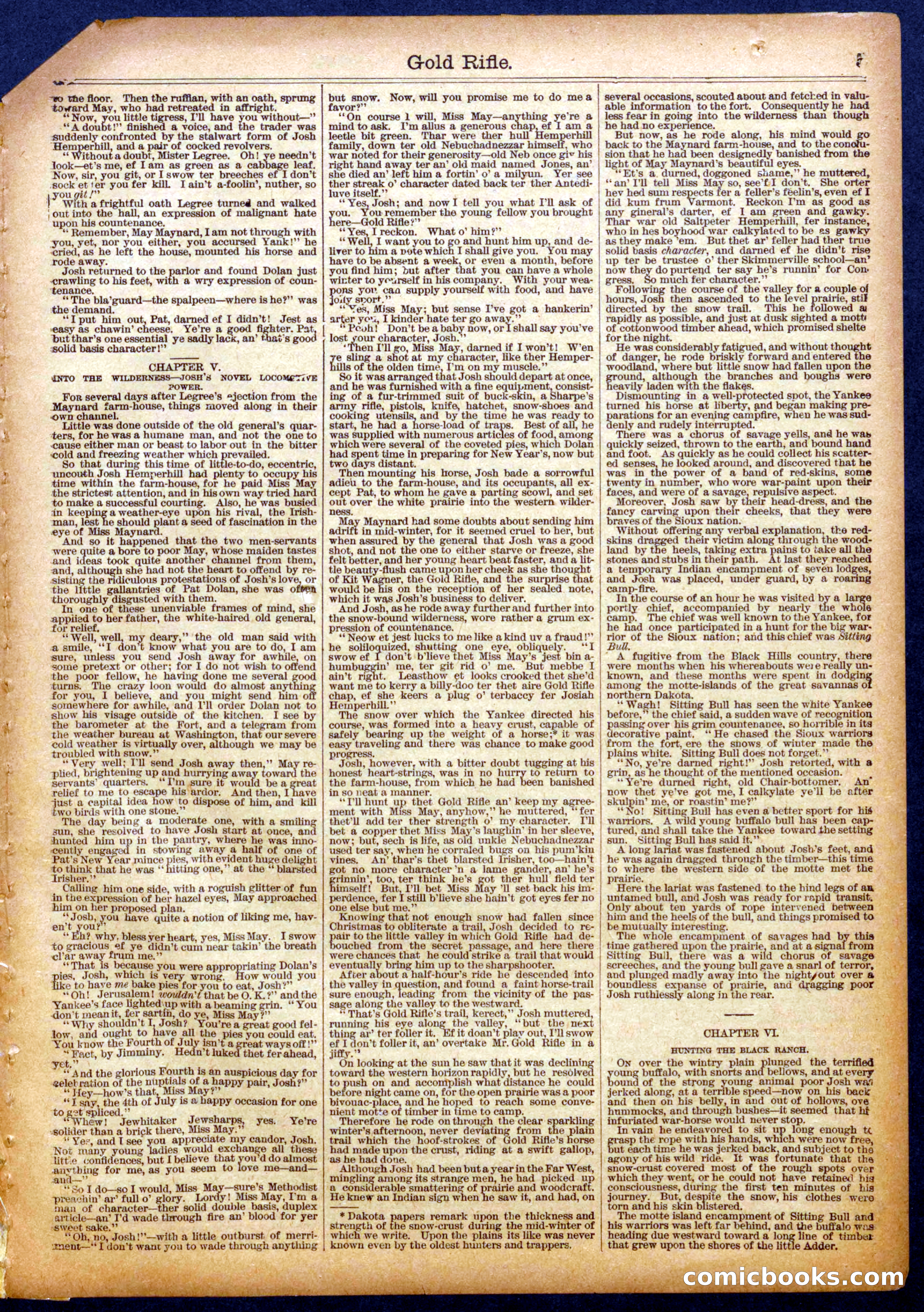 Gold Rifle, the Sharpshooter; or, The Boy Detective of the Black Ranch — page 5 of 16
