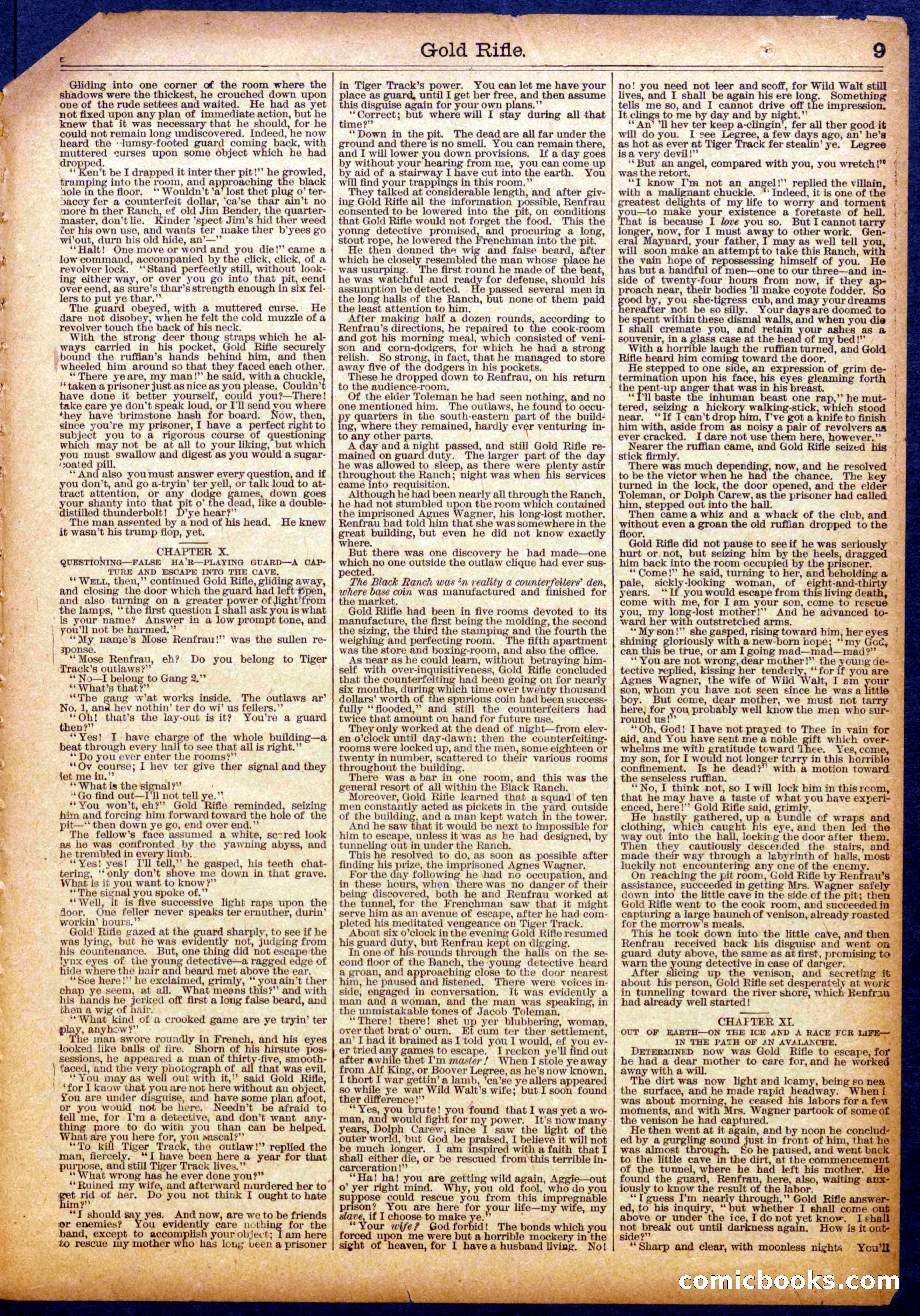 Gold Rifle, the Sharpshooter; or, The Boy Detective of the Black Ranch — page 9 of 16