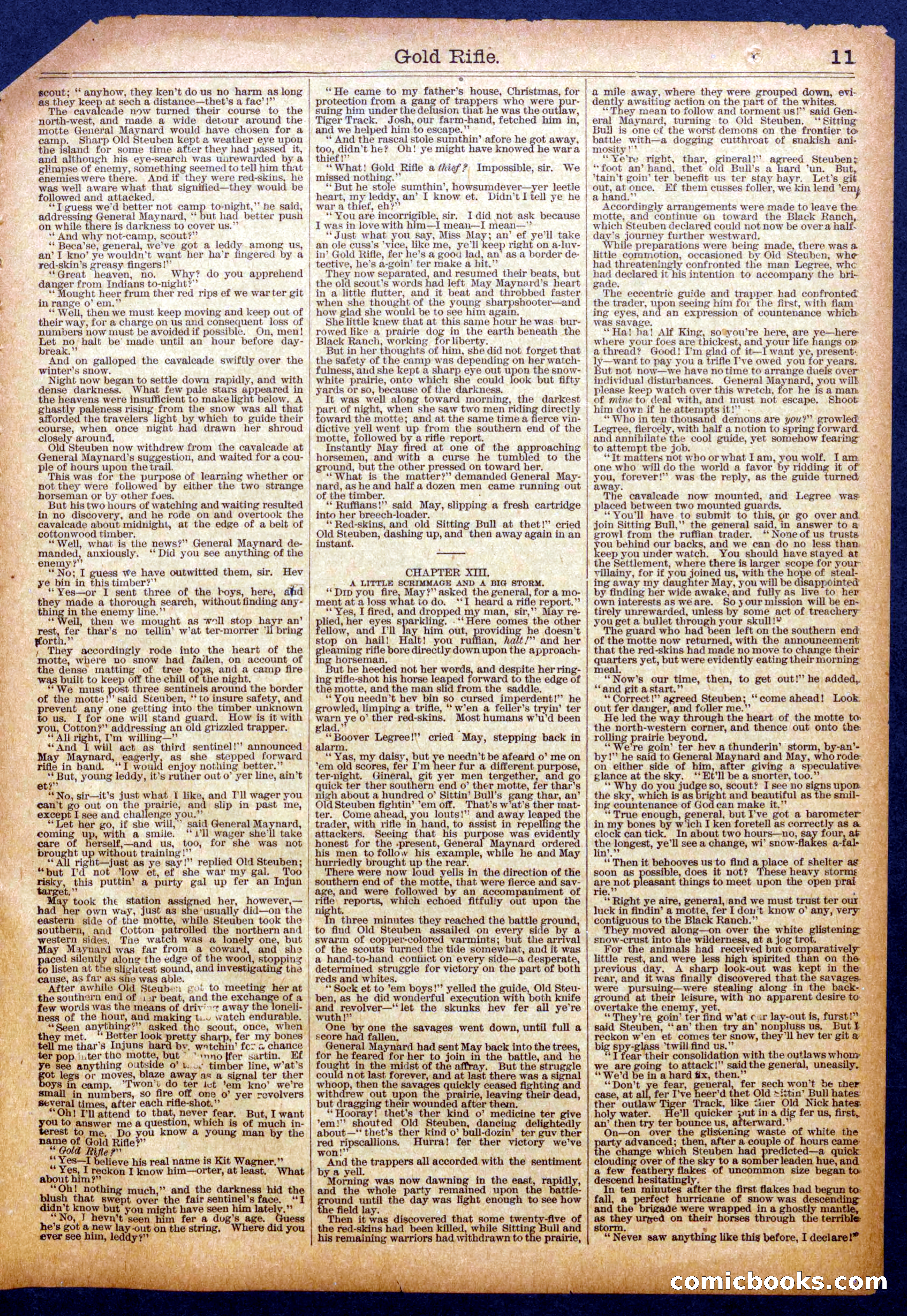 Gold Rifle, the Sharpshooter; or, The Boy Detective of the Black Ranch — page 11 of 16