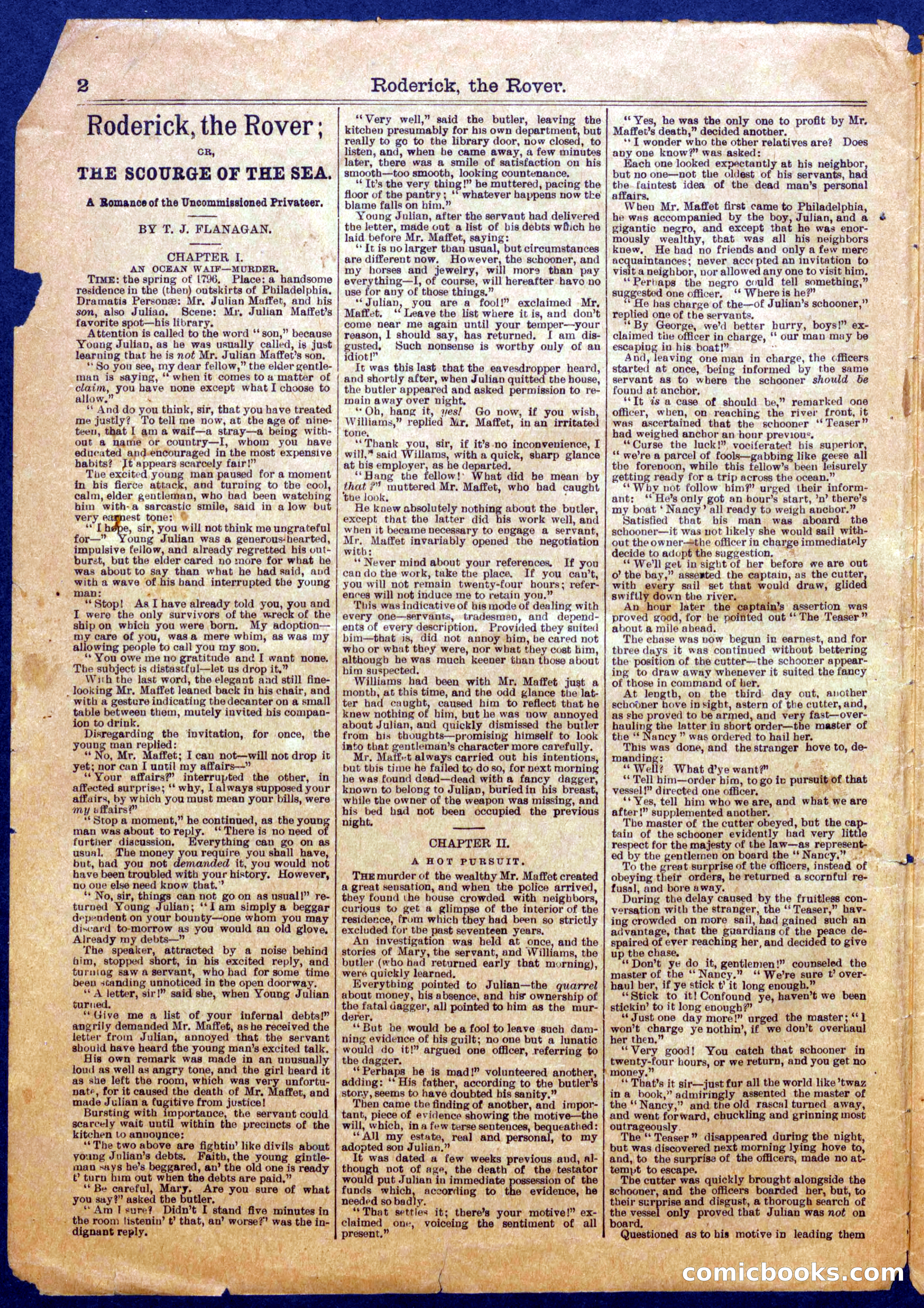 Roderick, the Rover; or, The Scourge of the Sea — page 2 of 16
