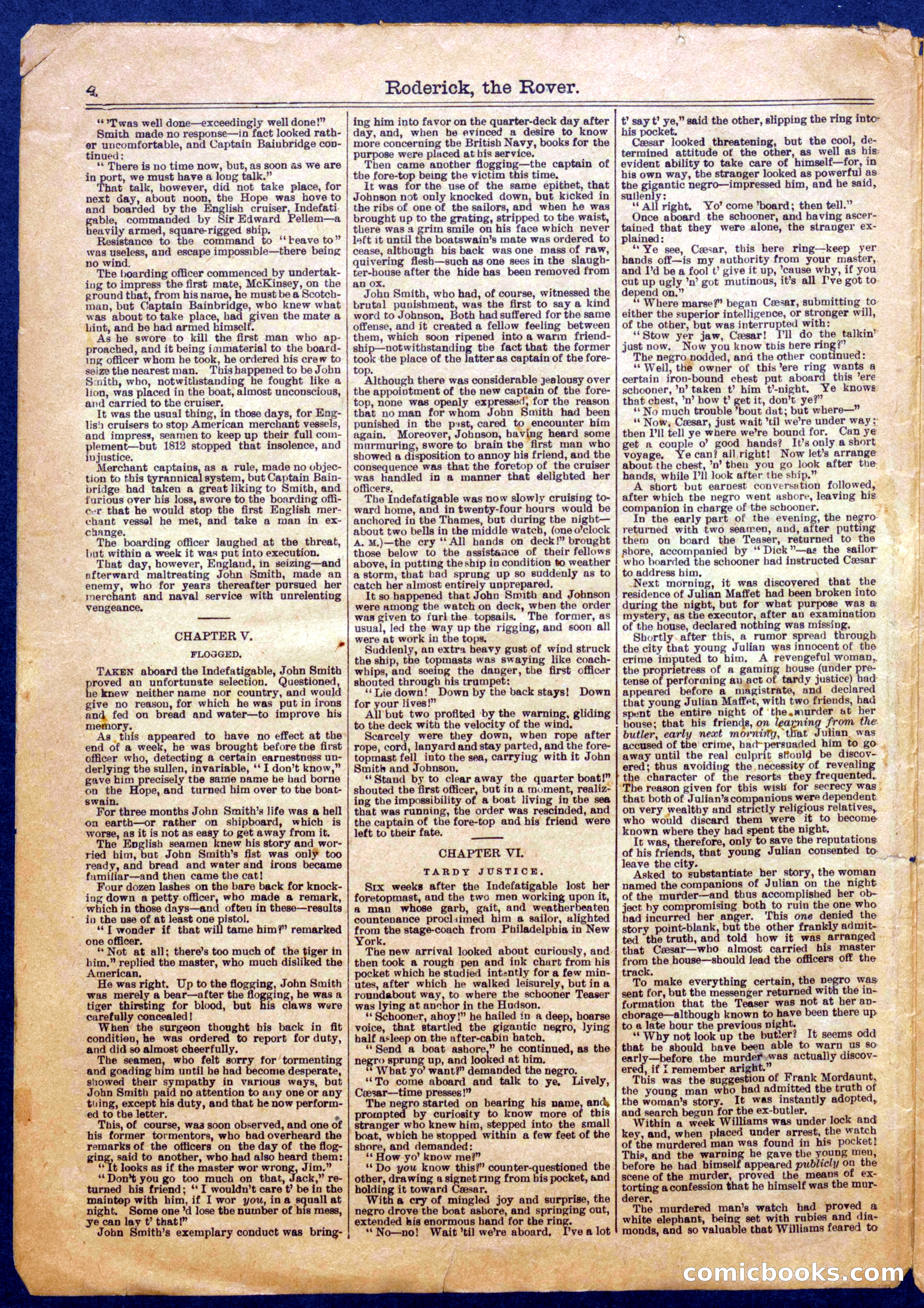 Roderick, the Rover; or, The Scourge of the Sea — page 4 of 16