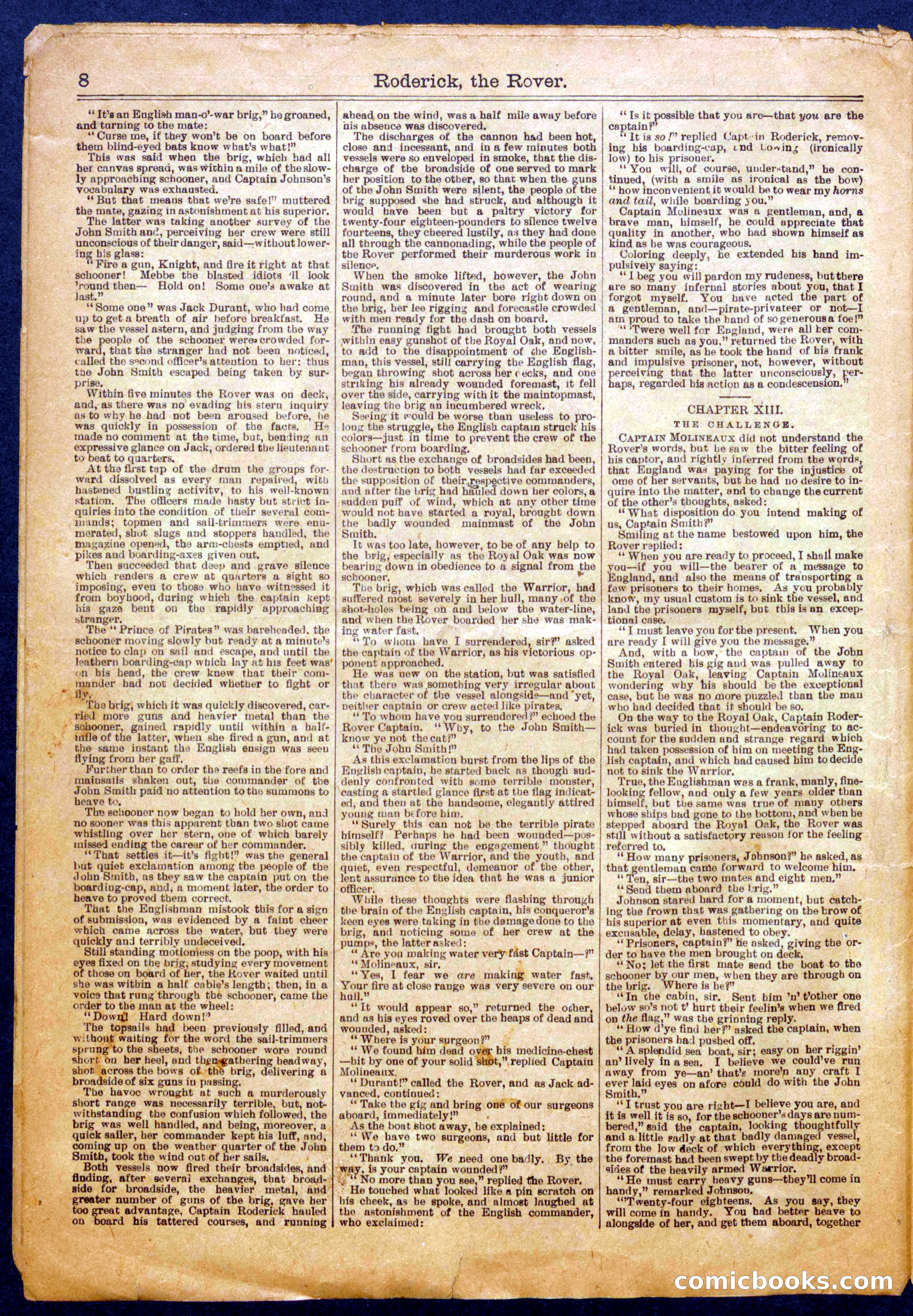 Roderick, the Rover; or, The Scourge of the Sea — page 8 of 16