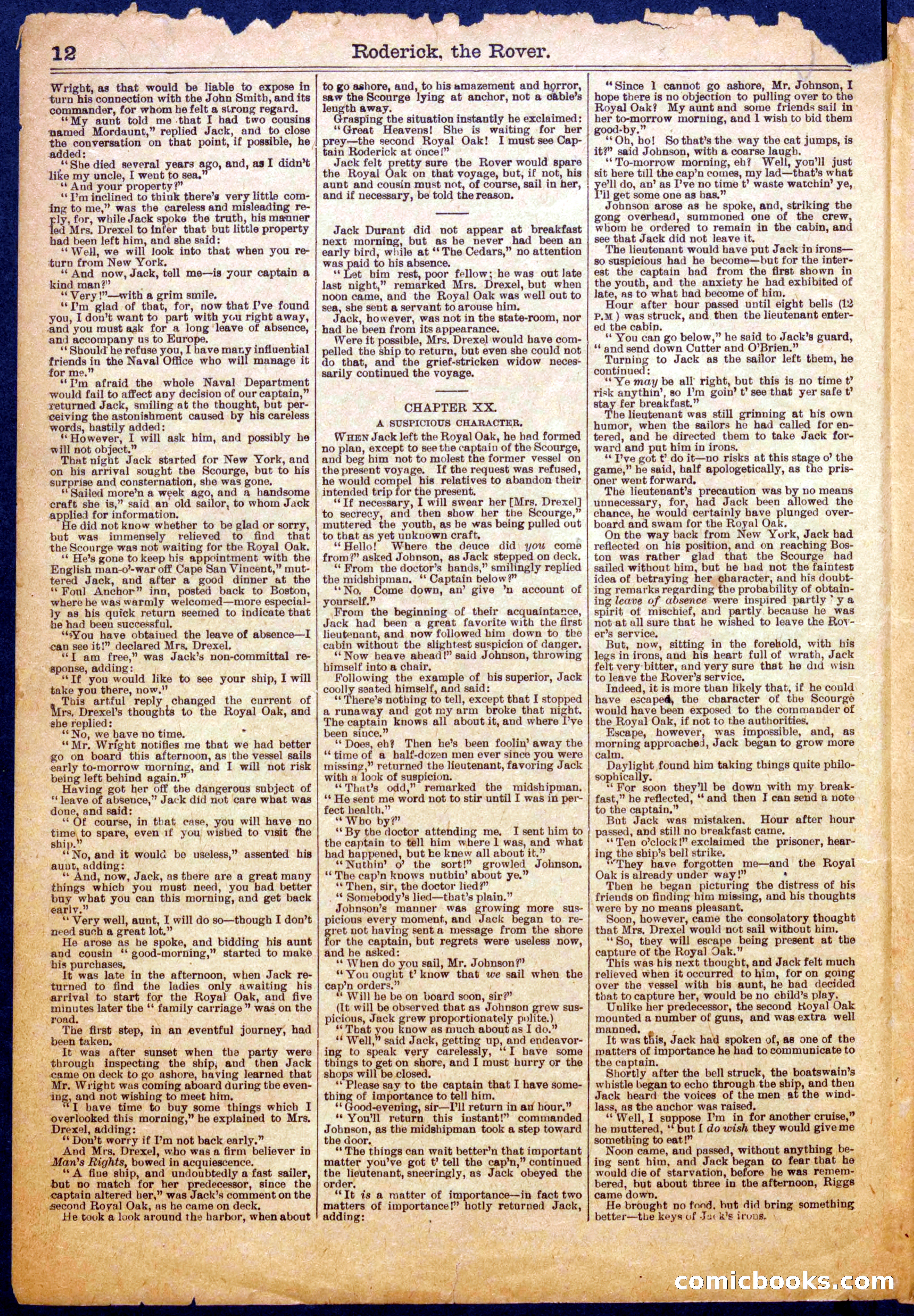 Roderick, the Rover; or, The Scourge of the Sea — page 12 of 16