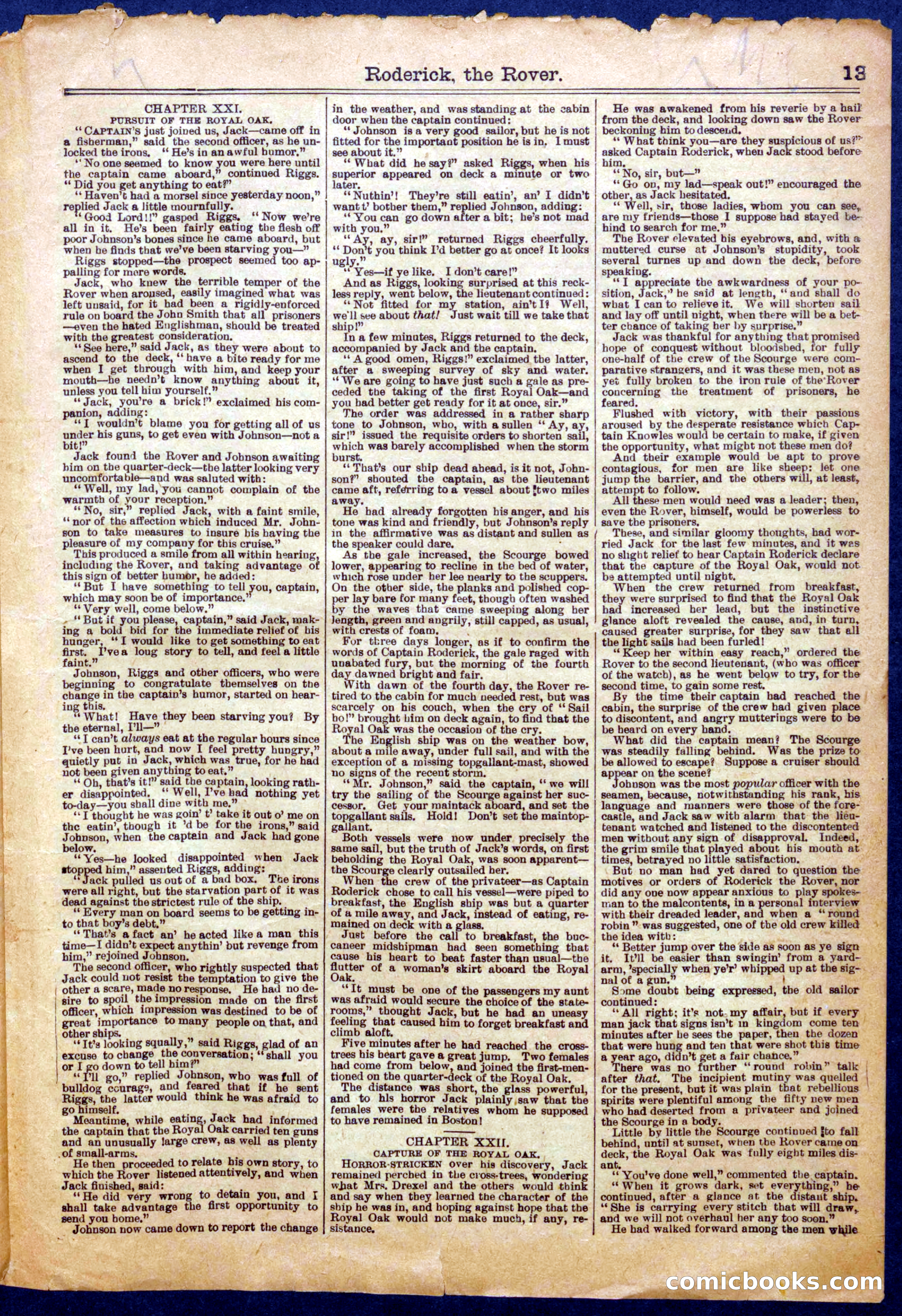 Roderick, the Rover; or, The Scourge of the Sea — page 13 of 16