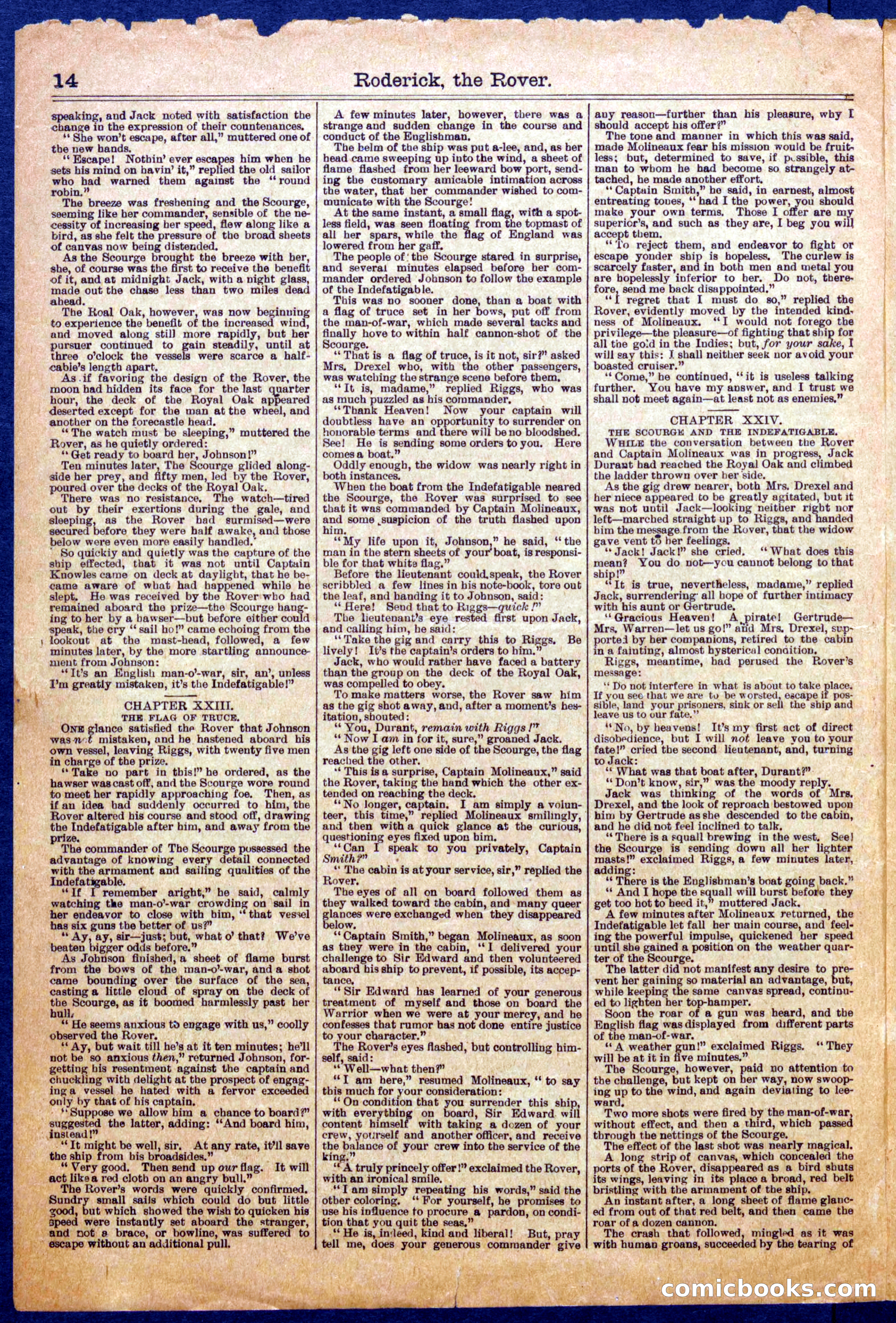 Roderick, the Rover; or, The Scourge of the Sea — page 14 of 16
