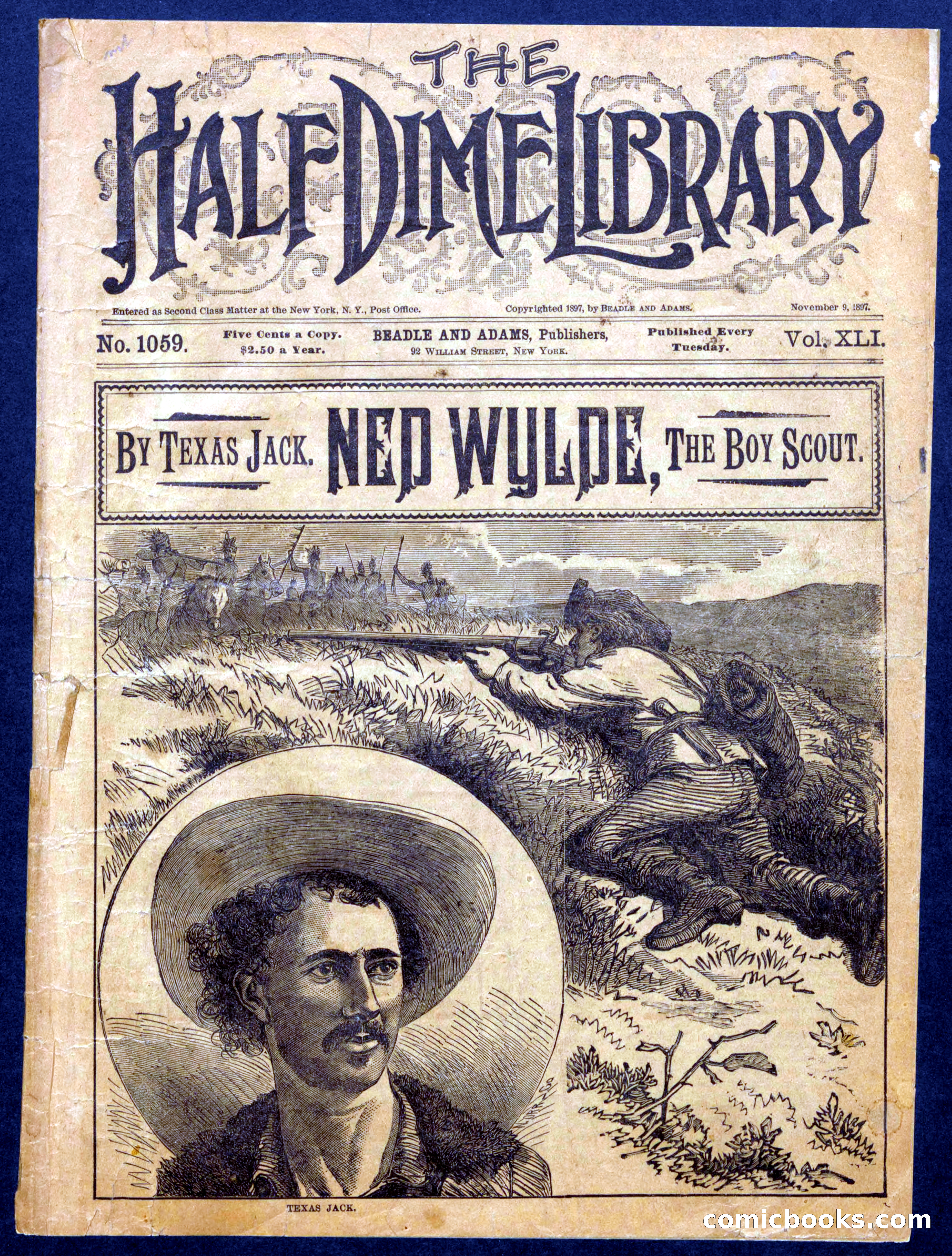 Beadle's Half Dime Library No. 1059