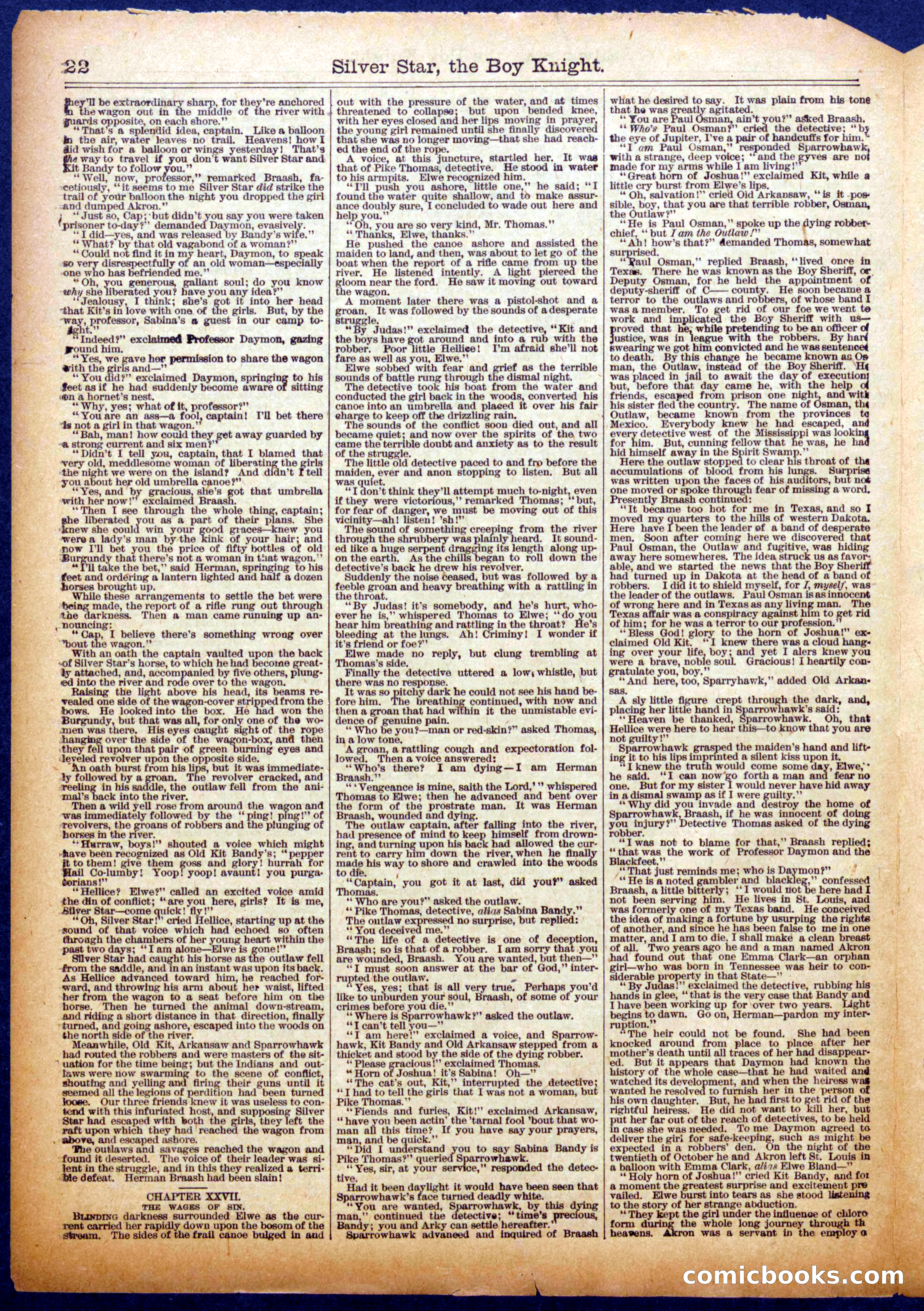 The Half Dime Library, No. 1061 — page 22 of 24