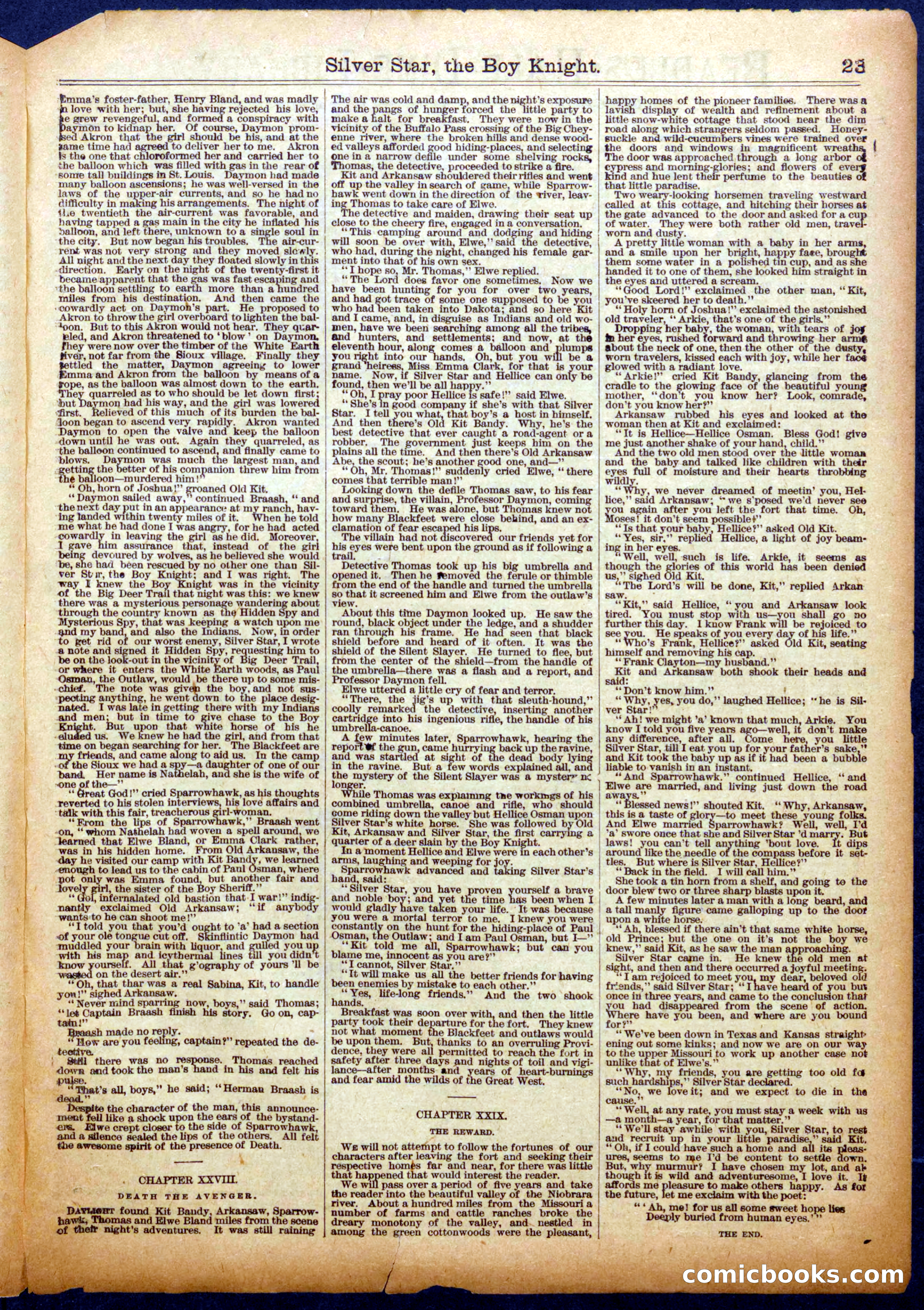 The Half Dime Library, No. 1061 — page 23 of 24