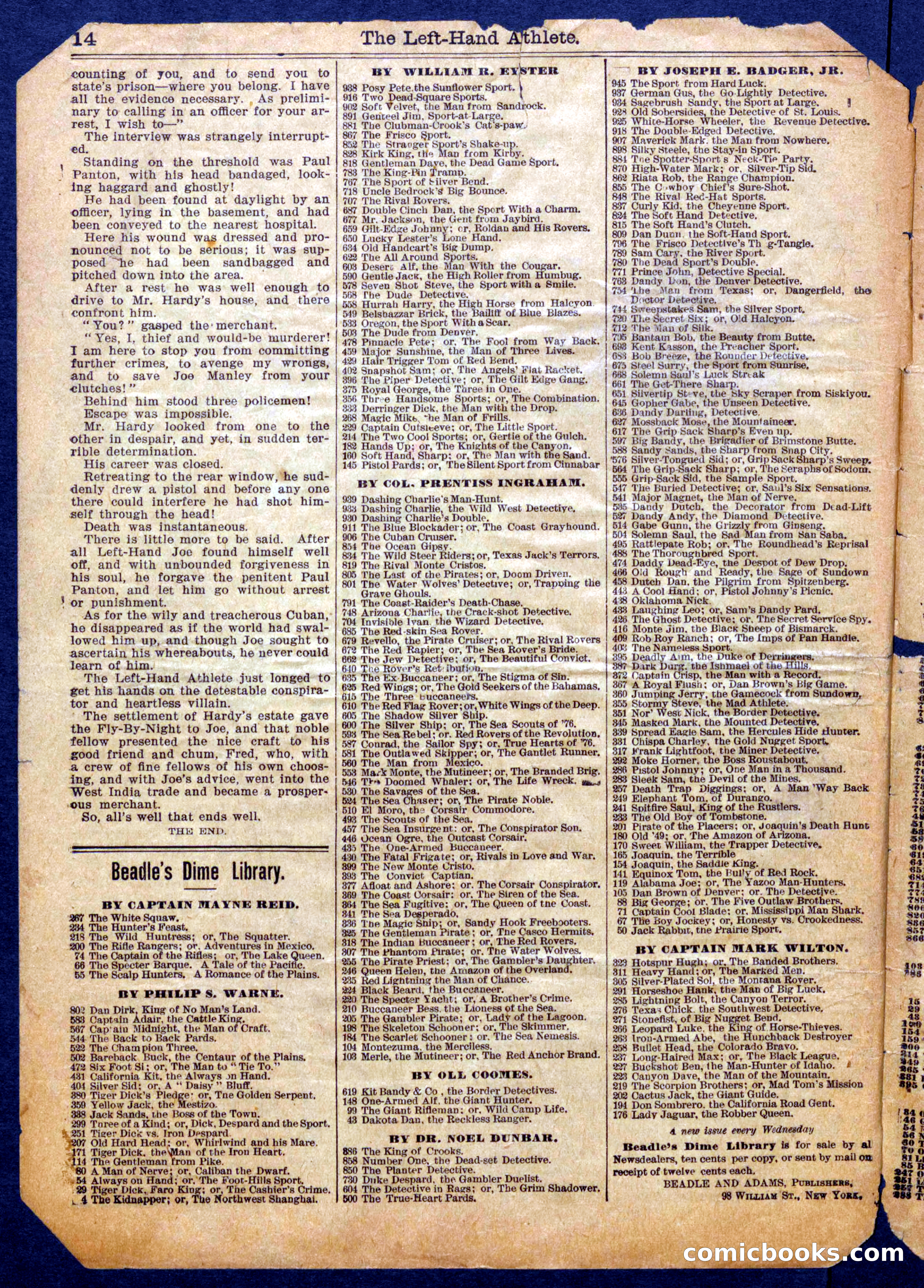 The Half Dime Library No. 1062 — page 14 of 16