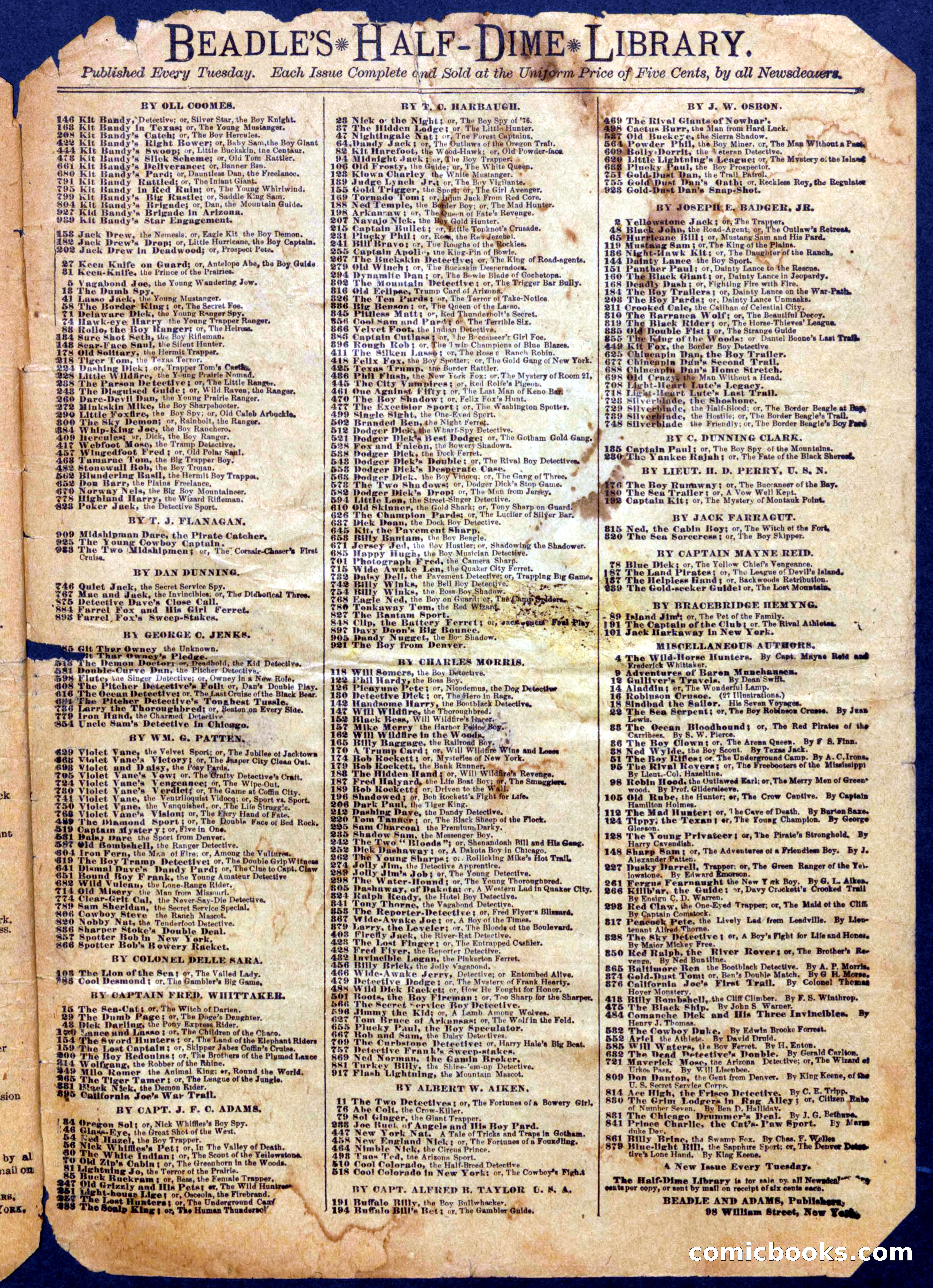 The Half Dime Library No. 1062 — page 15 of 16