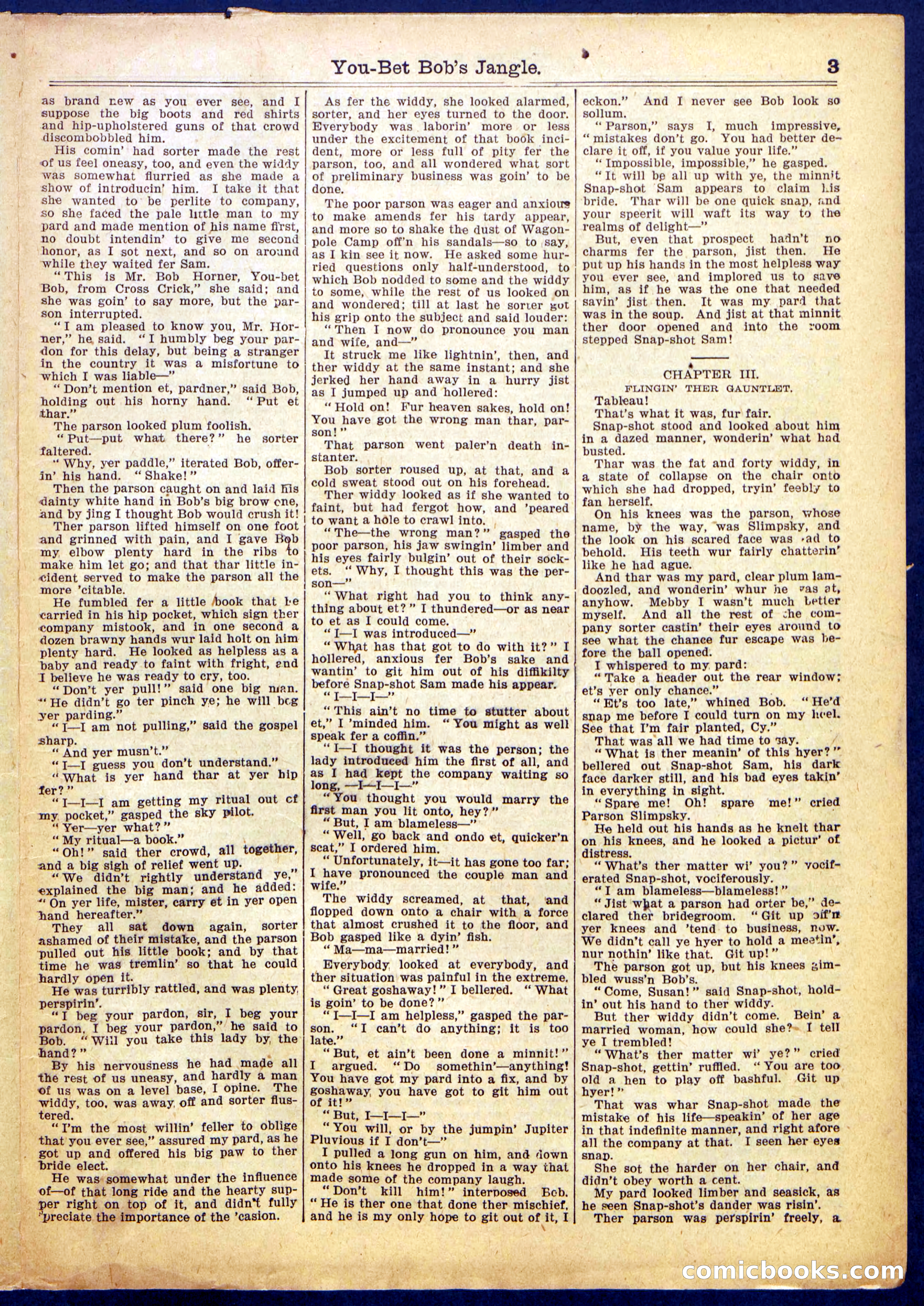 You Bet Bob's Jangle — page 3 of 16