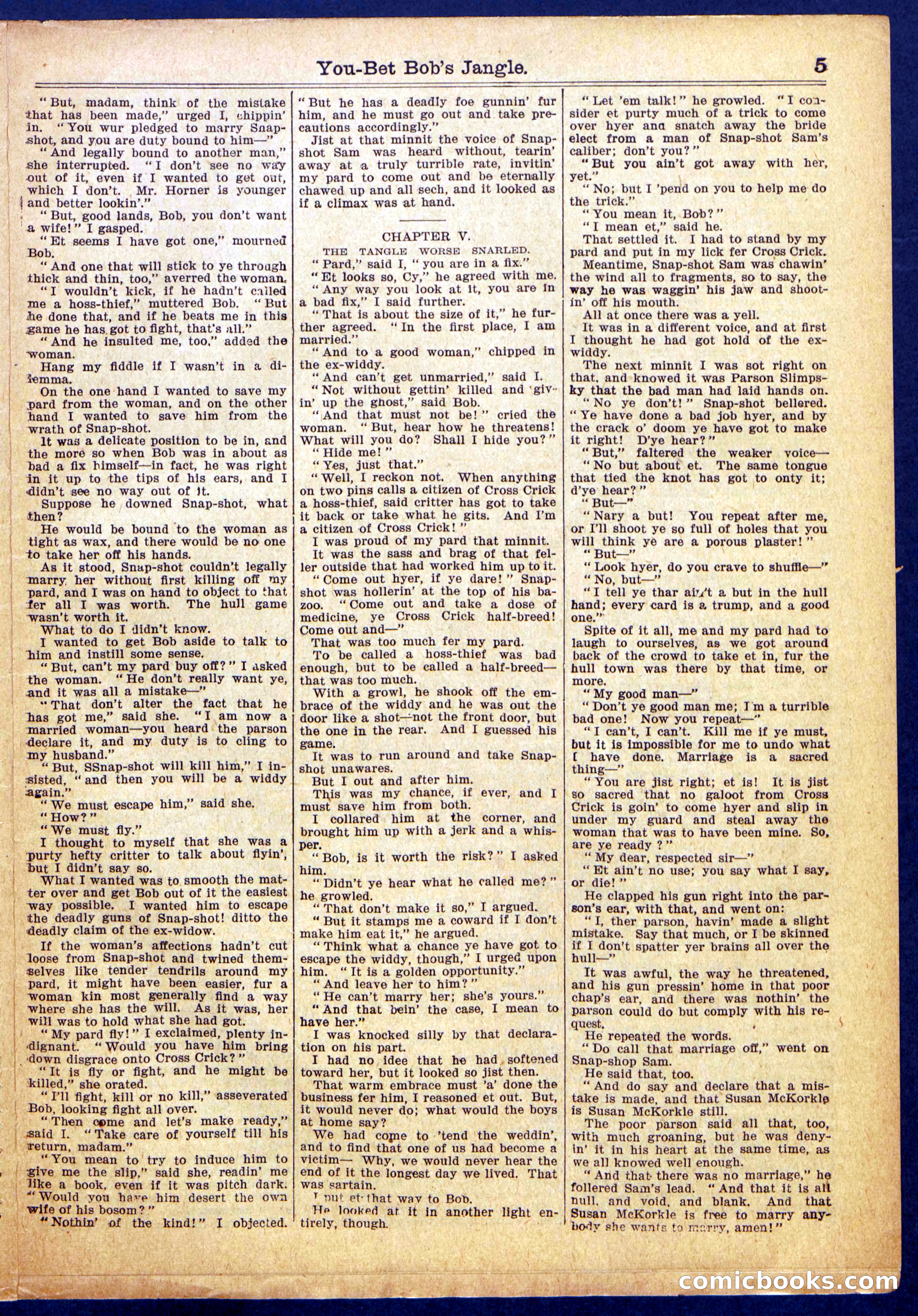You Bet Bob's Jangle — page 5 of 16