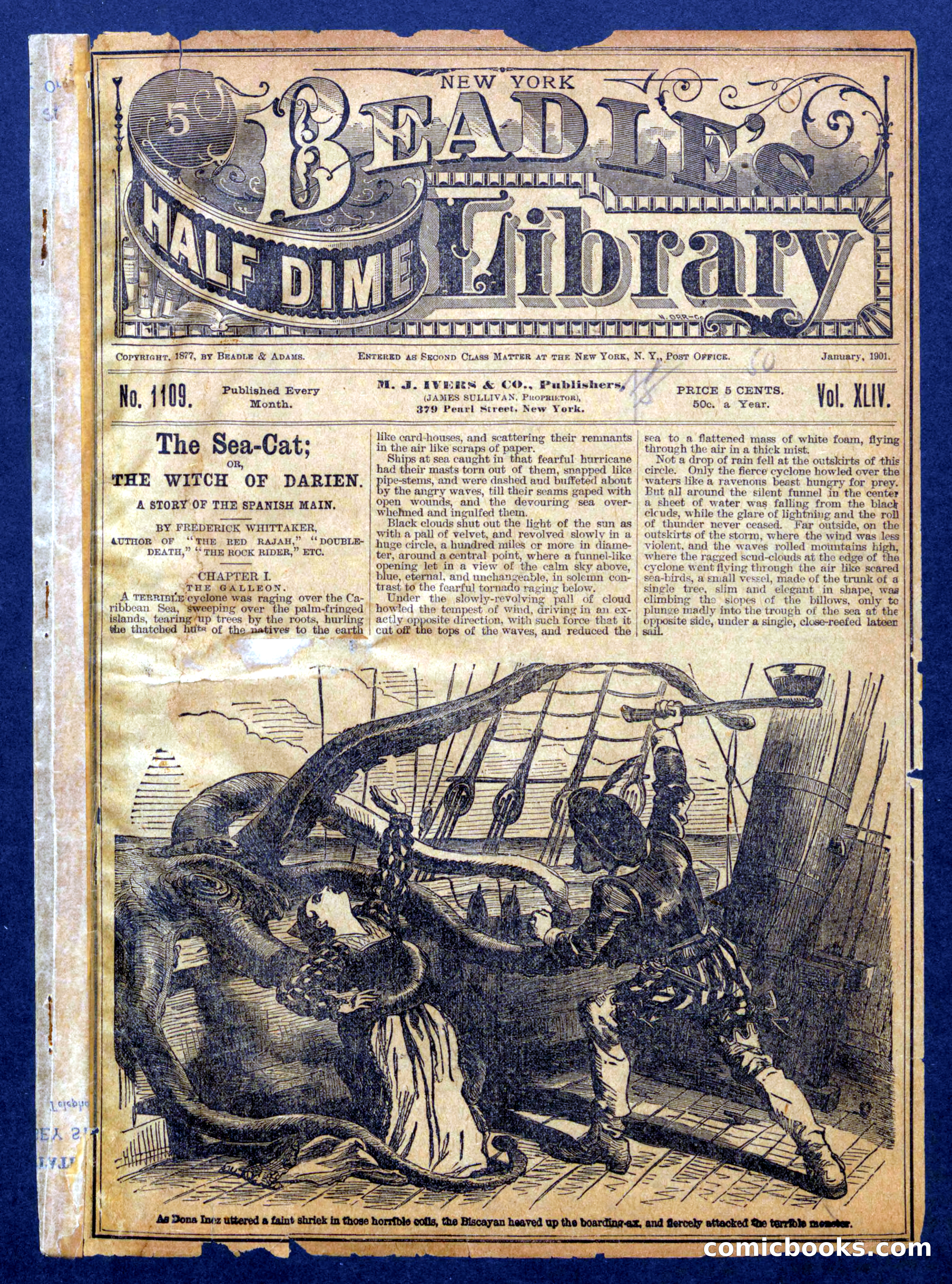 Beadle's Half Dime Library No. 1109