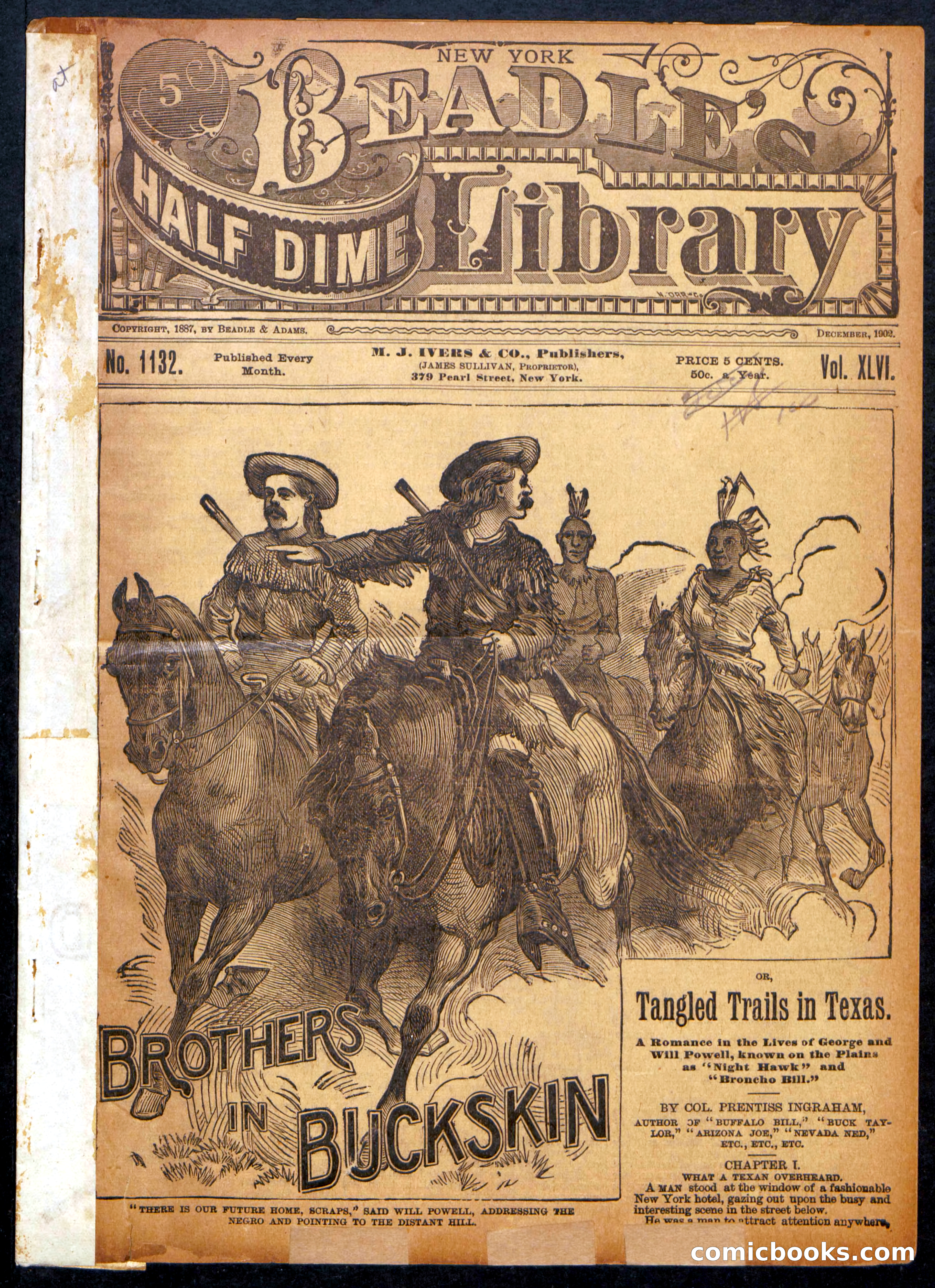Beadle's Half Dime Library No. 1132