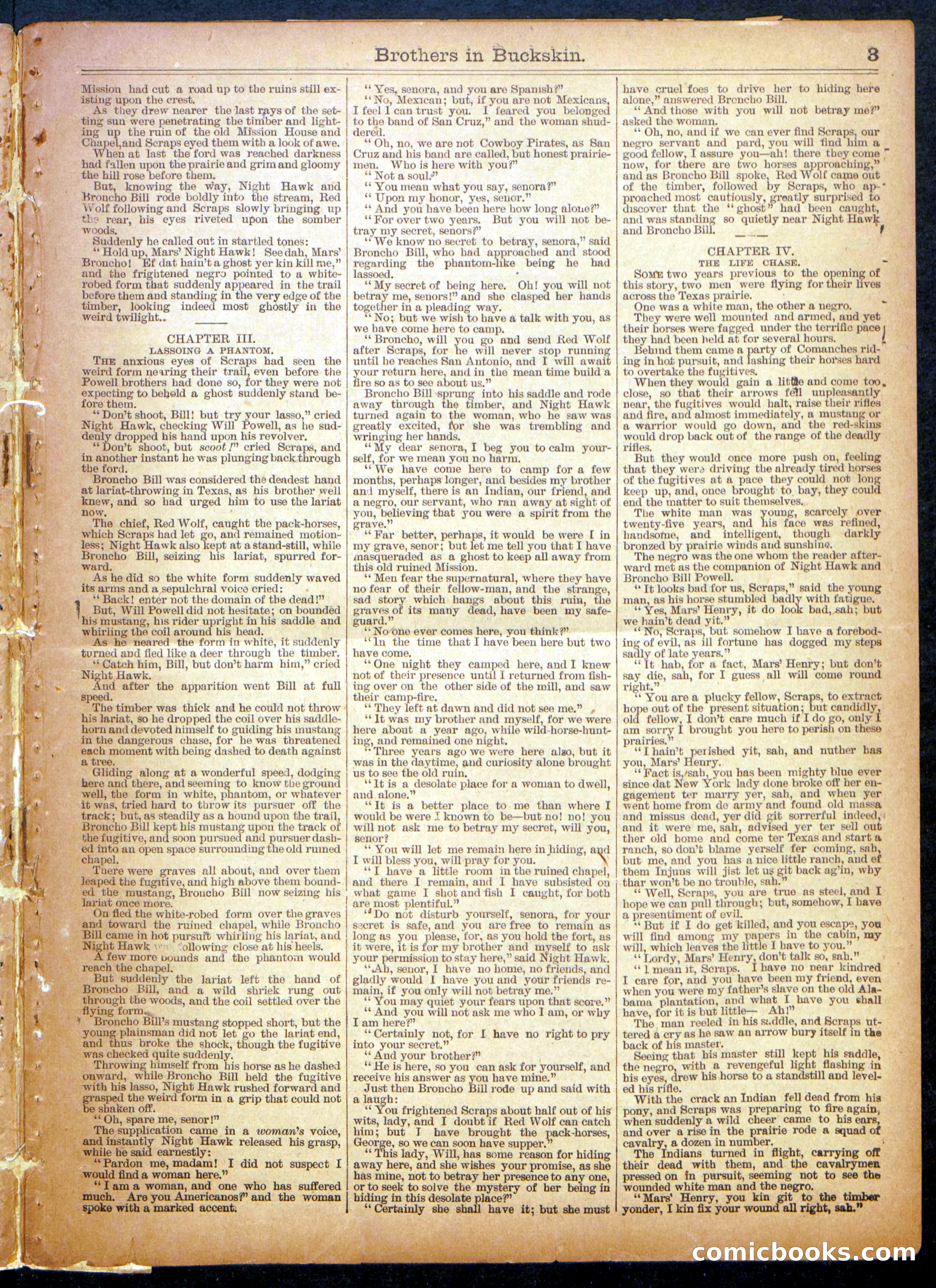 Beadle's Half Dime Library No. 1132 — page 3 of 16