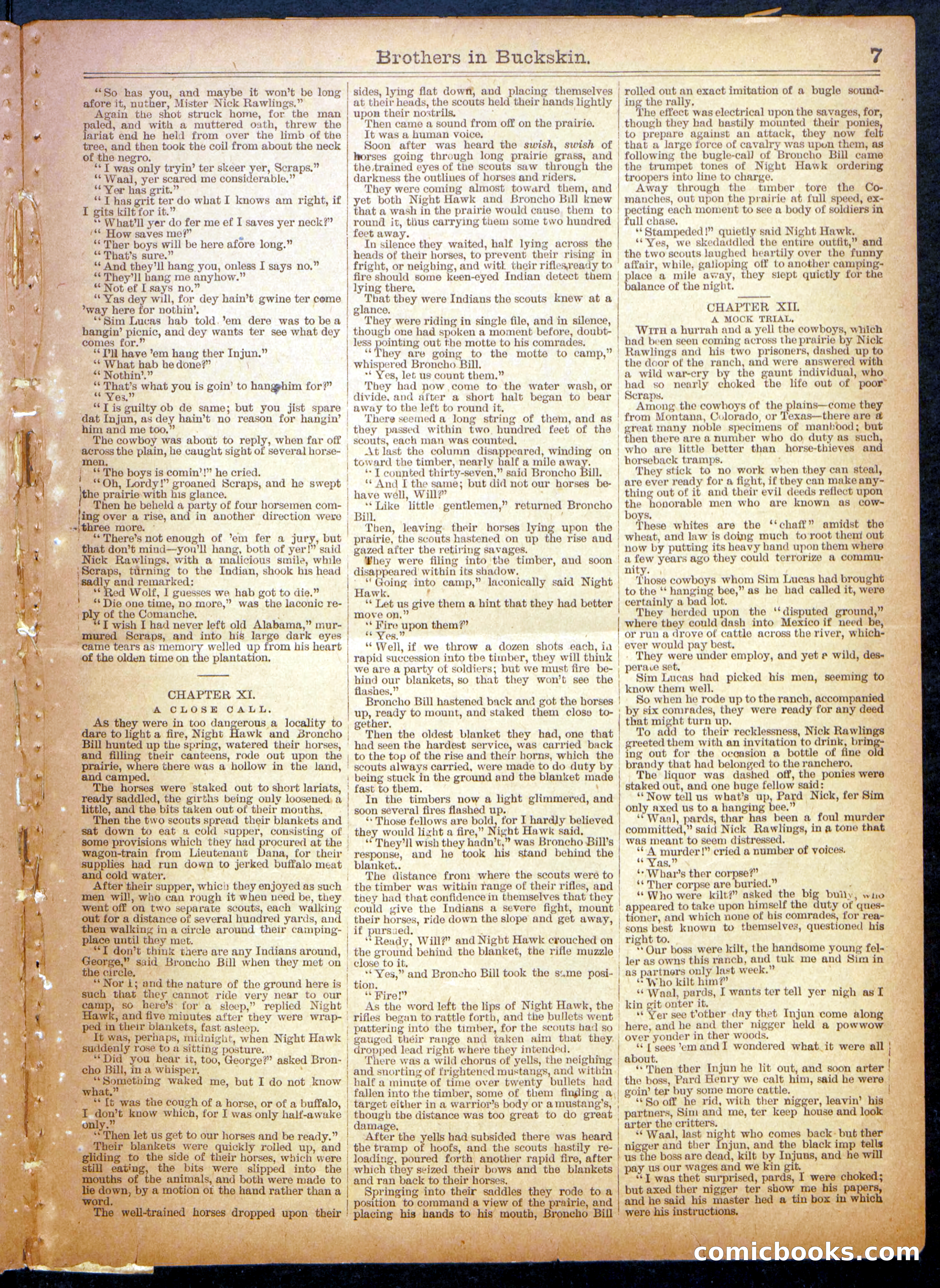 Beadle's Half Dime Library No. 1132 — page 7 of 16