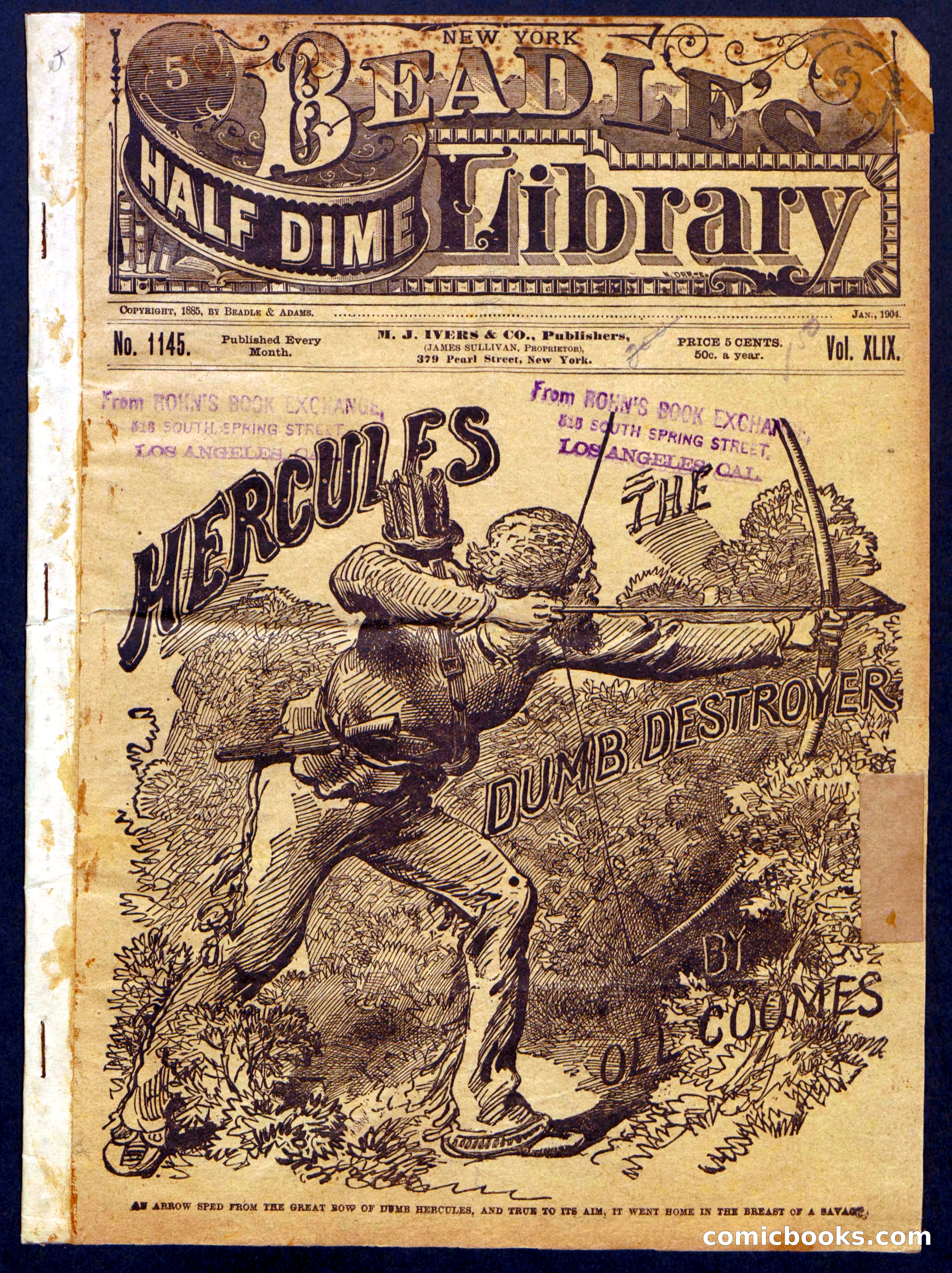 Beadle's Half Dime Library No. 1145