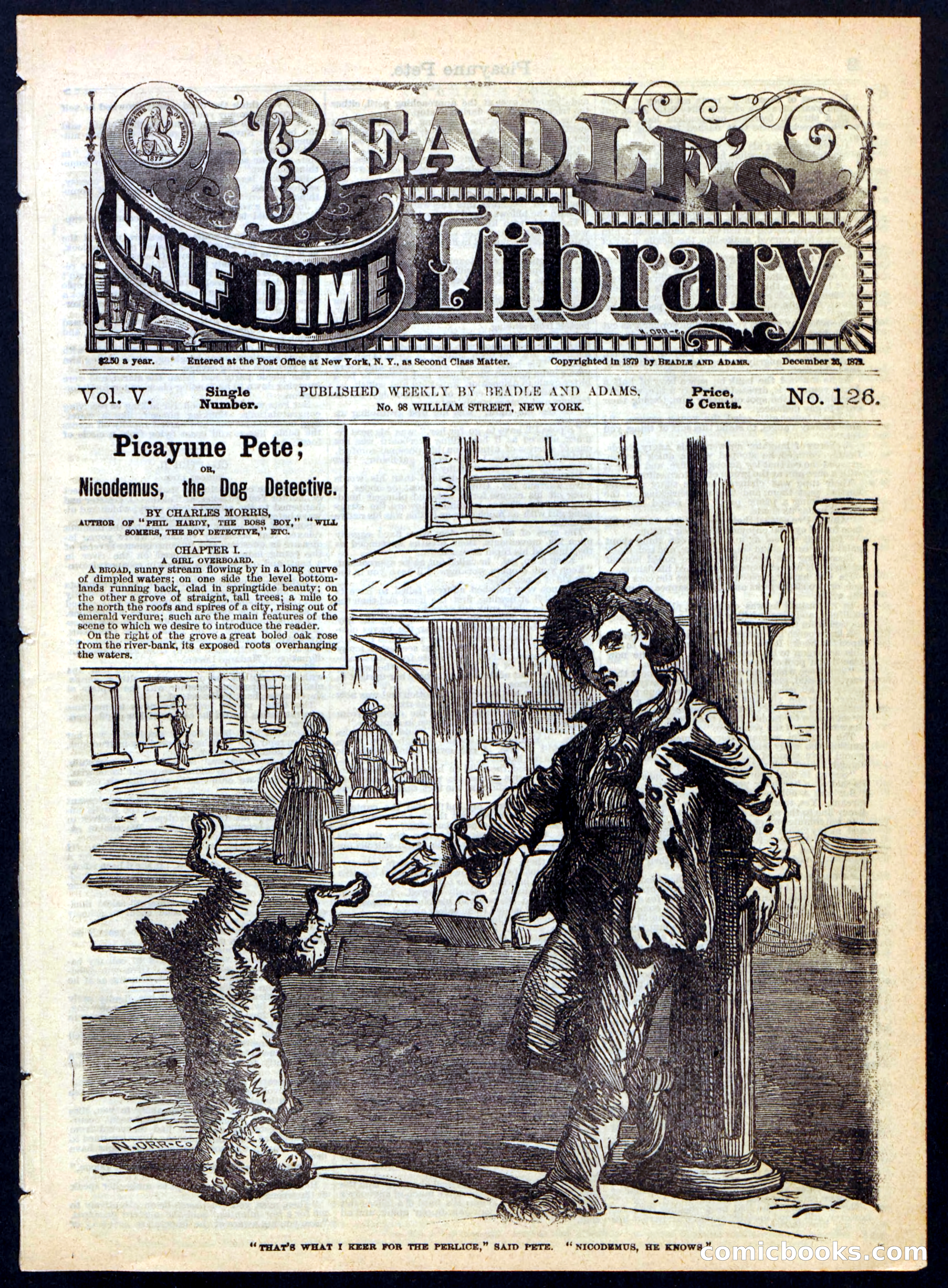 Beadle's Half Dime Library, No. 126