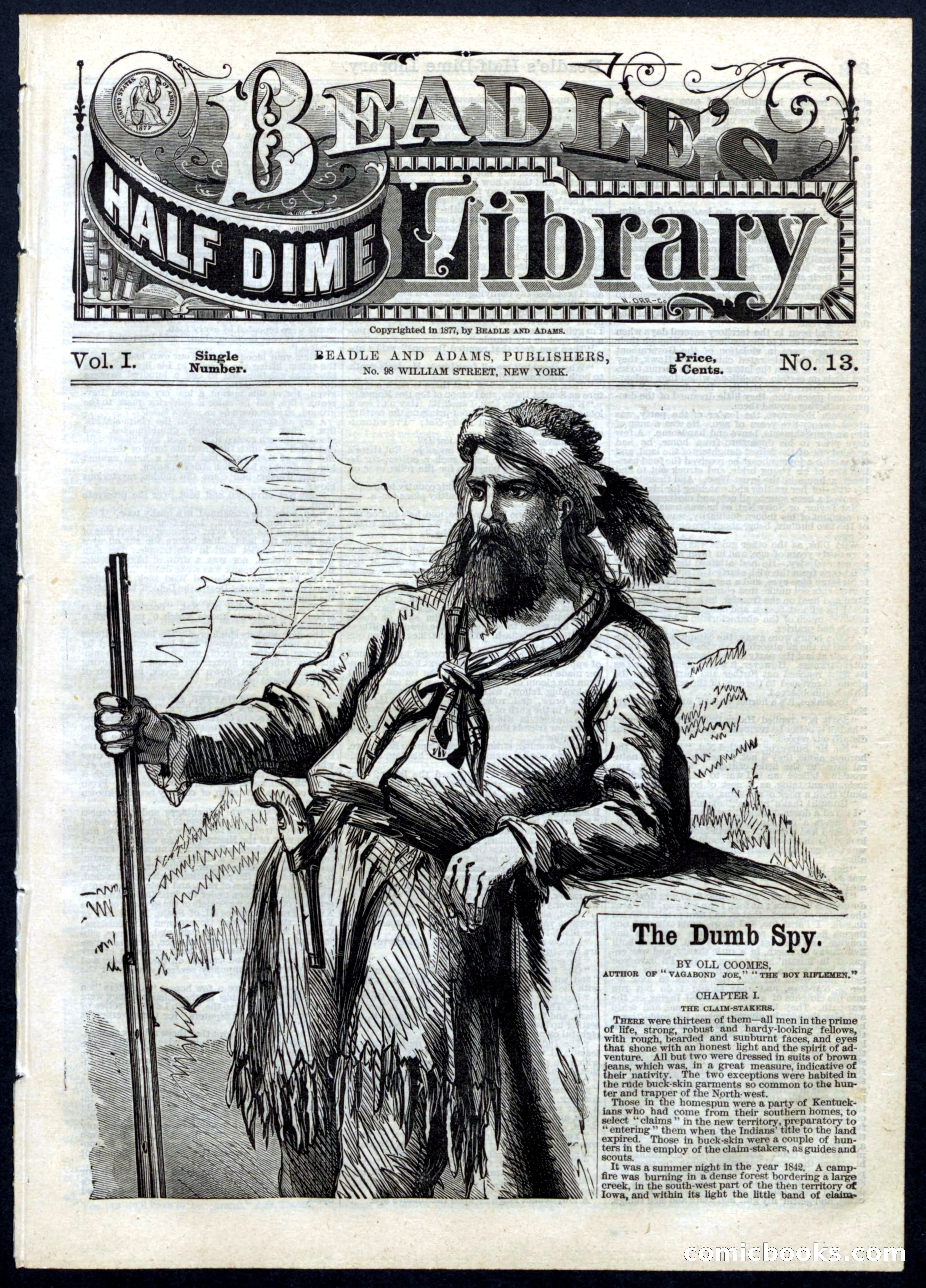 Beadle's Half Dime Library, No. 13