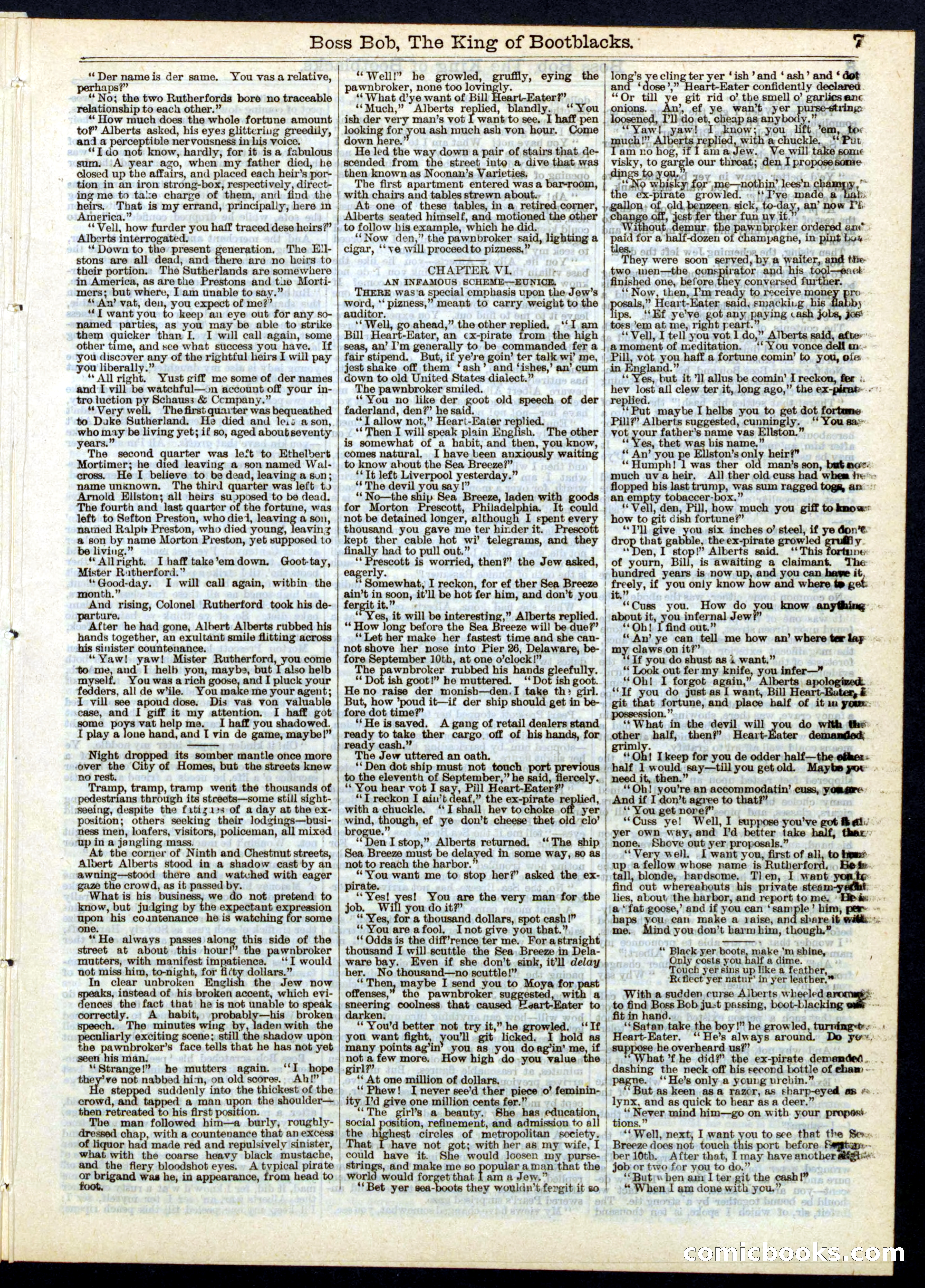 Boss Bob, the King of Bootblacks; or, The Pawnbroker's Plot — page 7 of 16