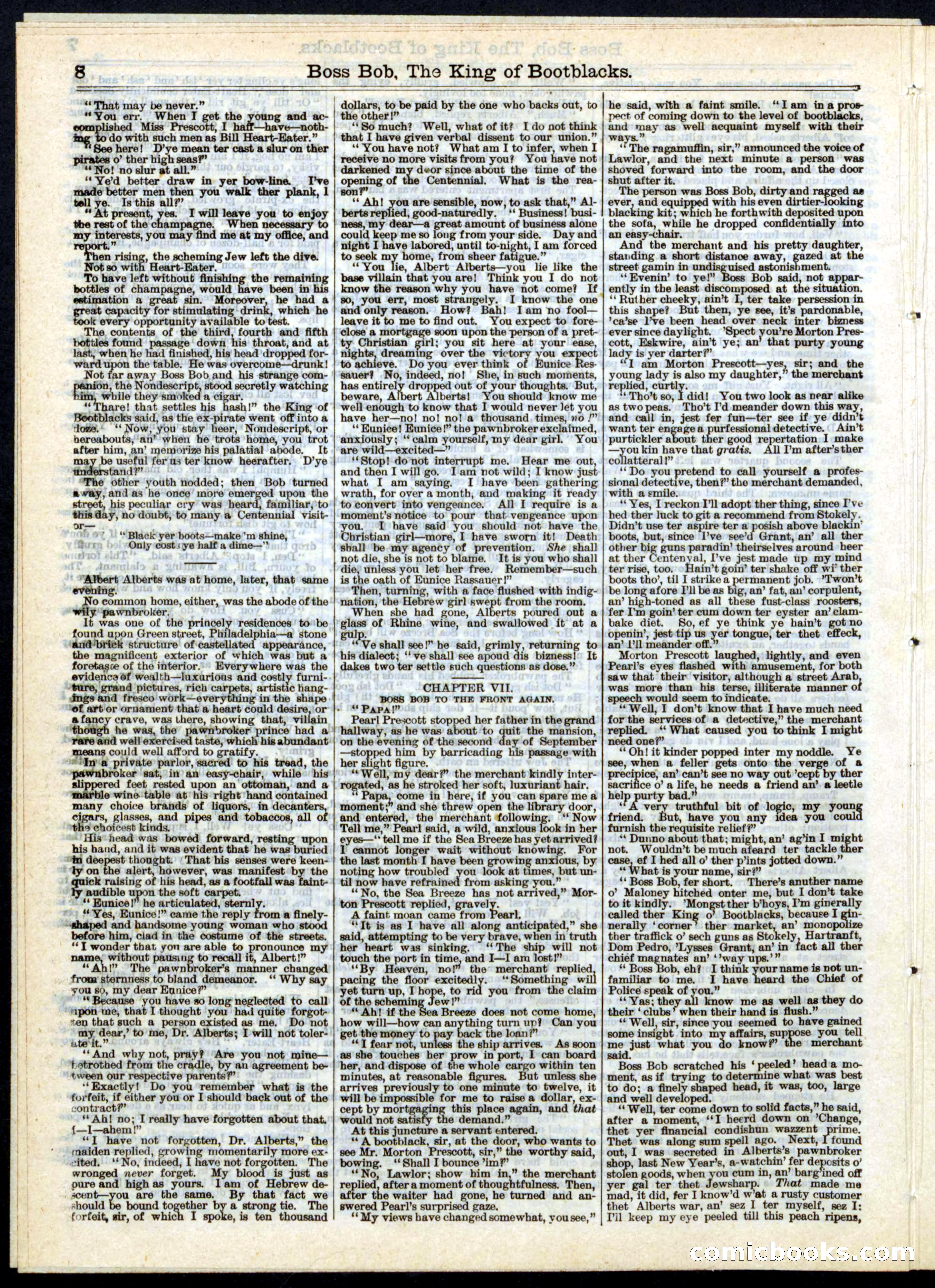 Boss Bob, the King of Bootblacks; or, The Pawnbroker's Plot — page 8 of 16