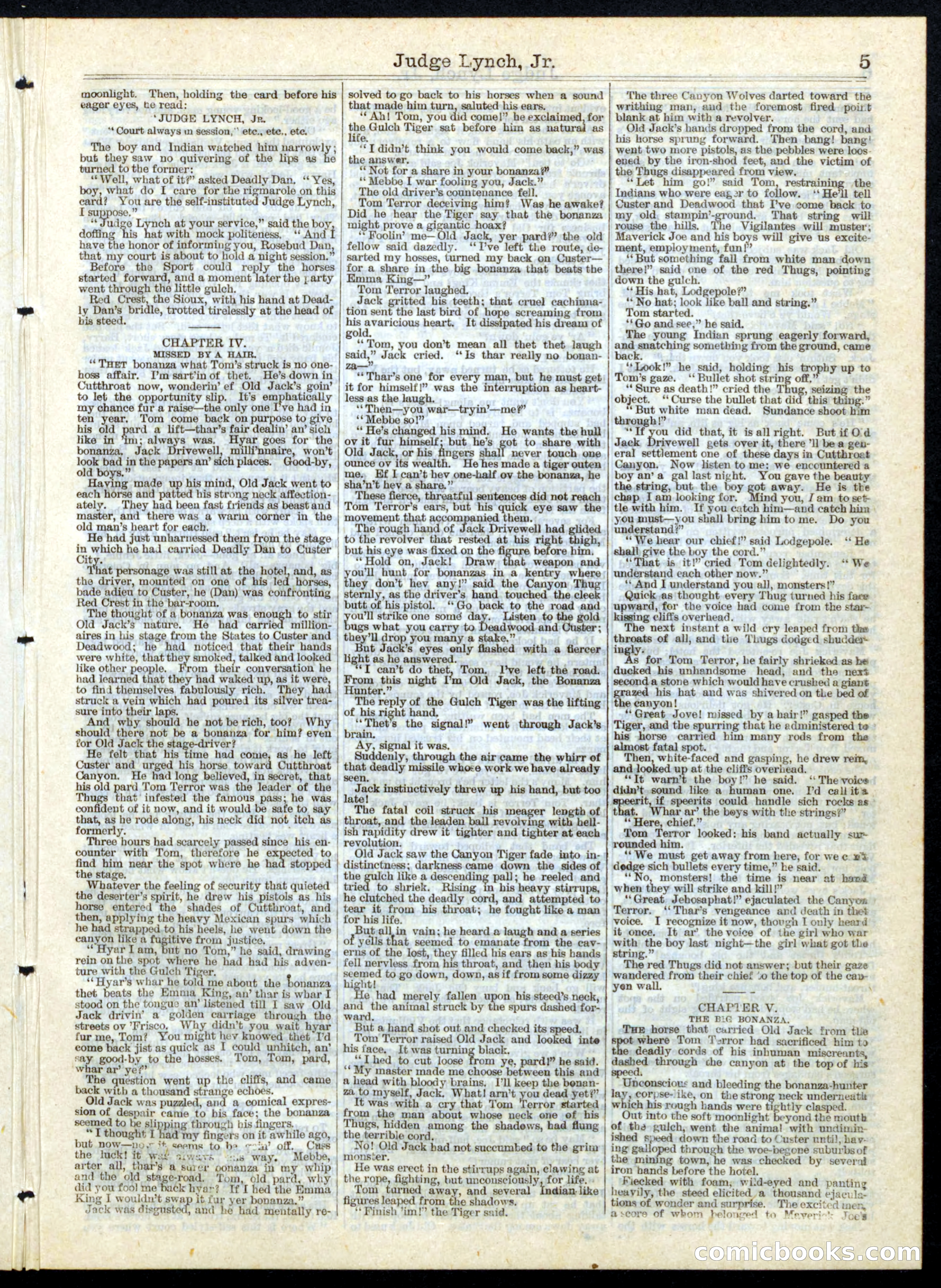 Judge Lynch, Jr.; or, The Boy Vigilante — page 5 of 16