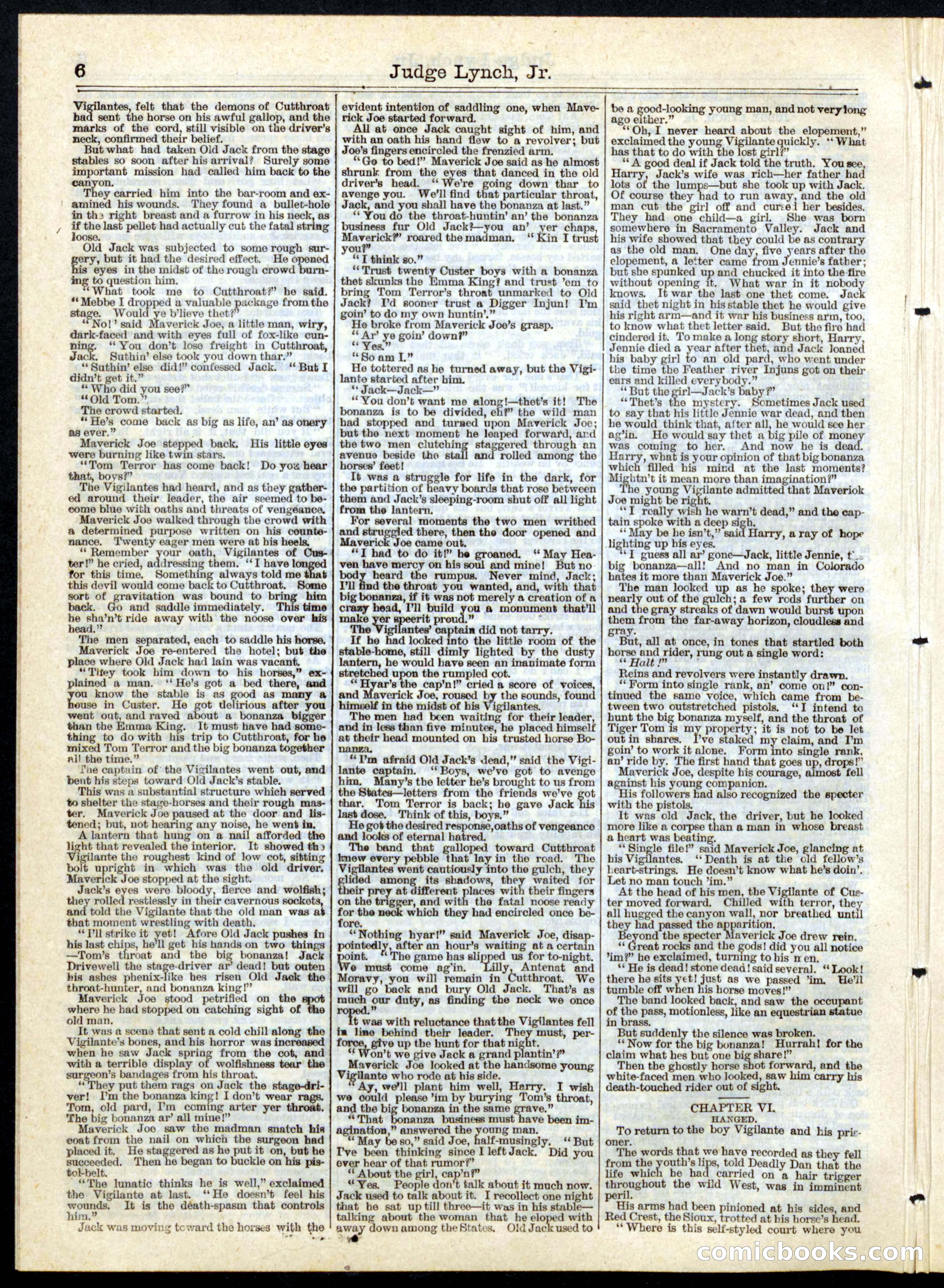 Judge Lynch, Jr.; or, The Boy Vigilante — page 6 of 16