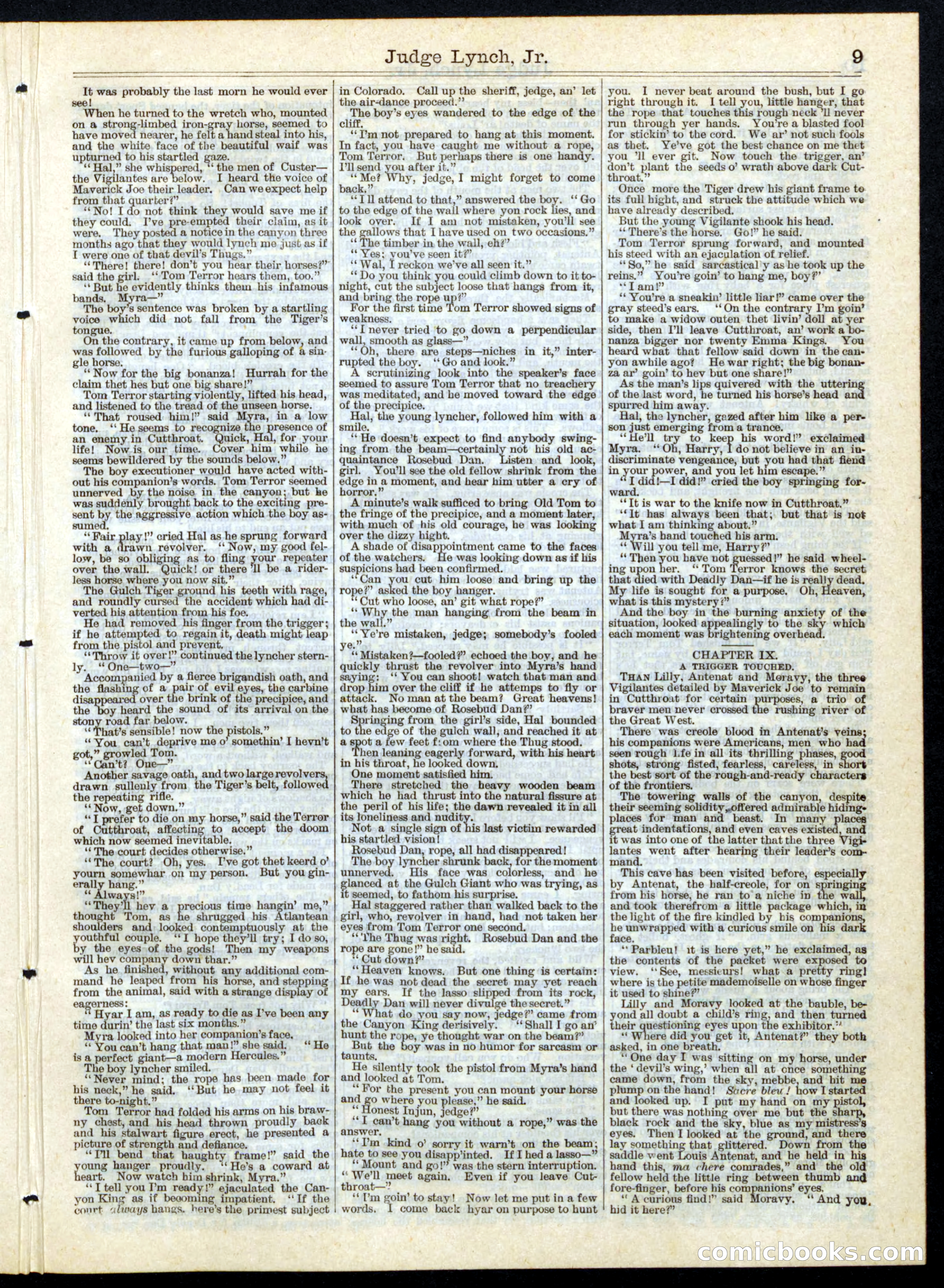Judge Lynch, Jr.; or, The Boy Vigilante — page 9 of 16