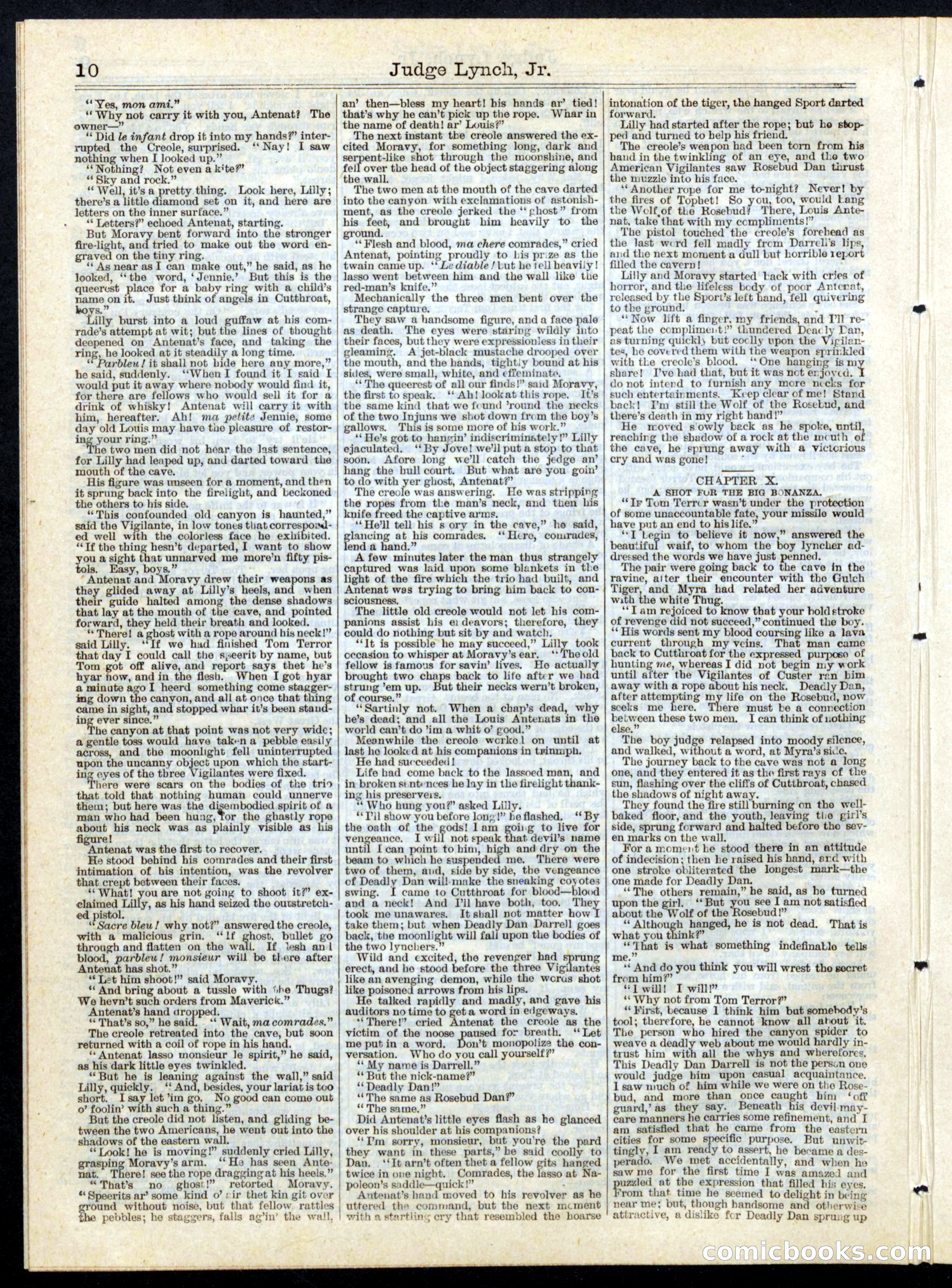 Judge Lynch, Jr.; or, The Boy Vigilante — page 10 of 16