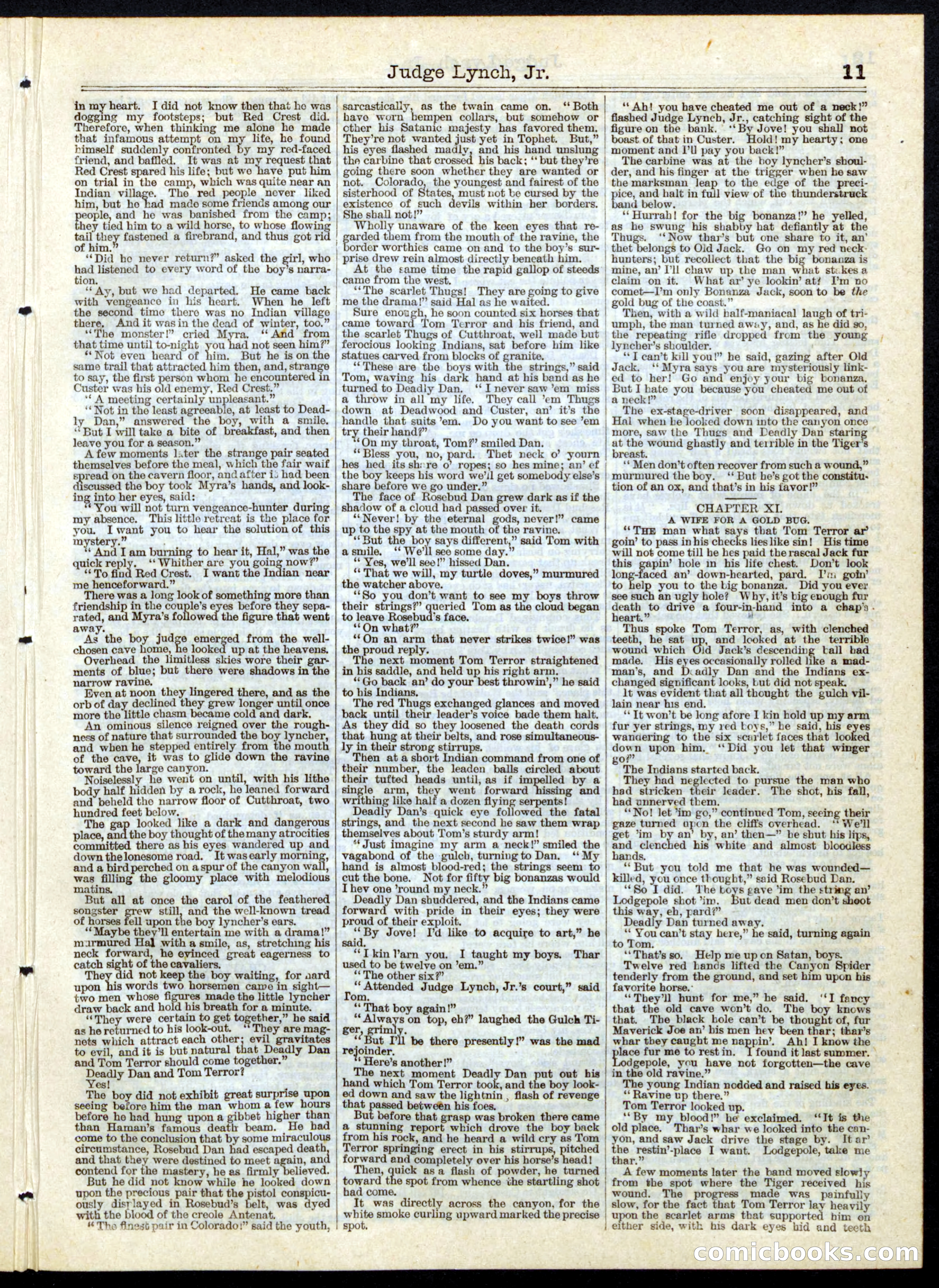 Judge Lynch, Jr.; or, The Boy Vigilante — page 11 of 16