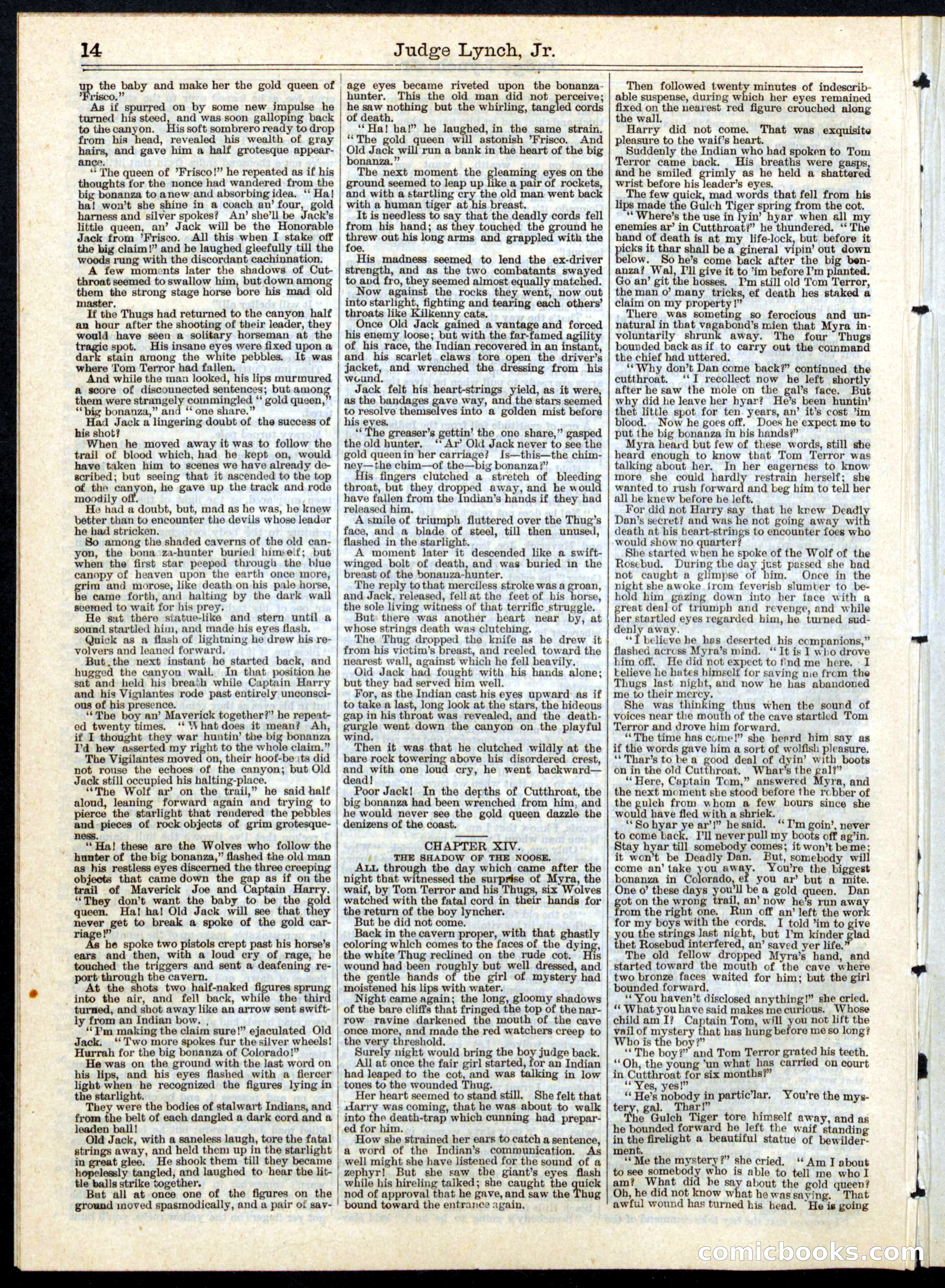Judge Lynch, Jr.; or, The Boy Vigilante — page 14 of 16