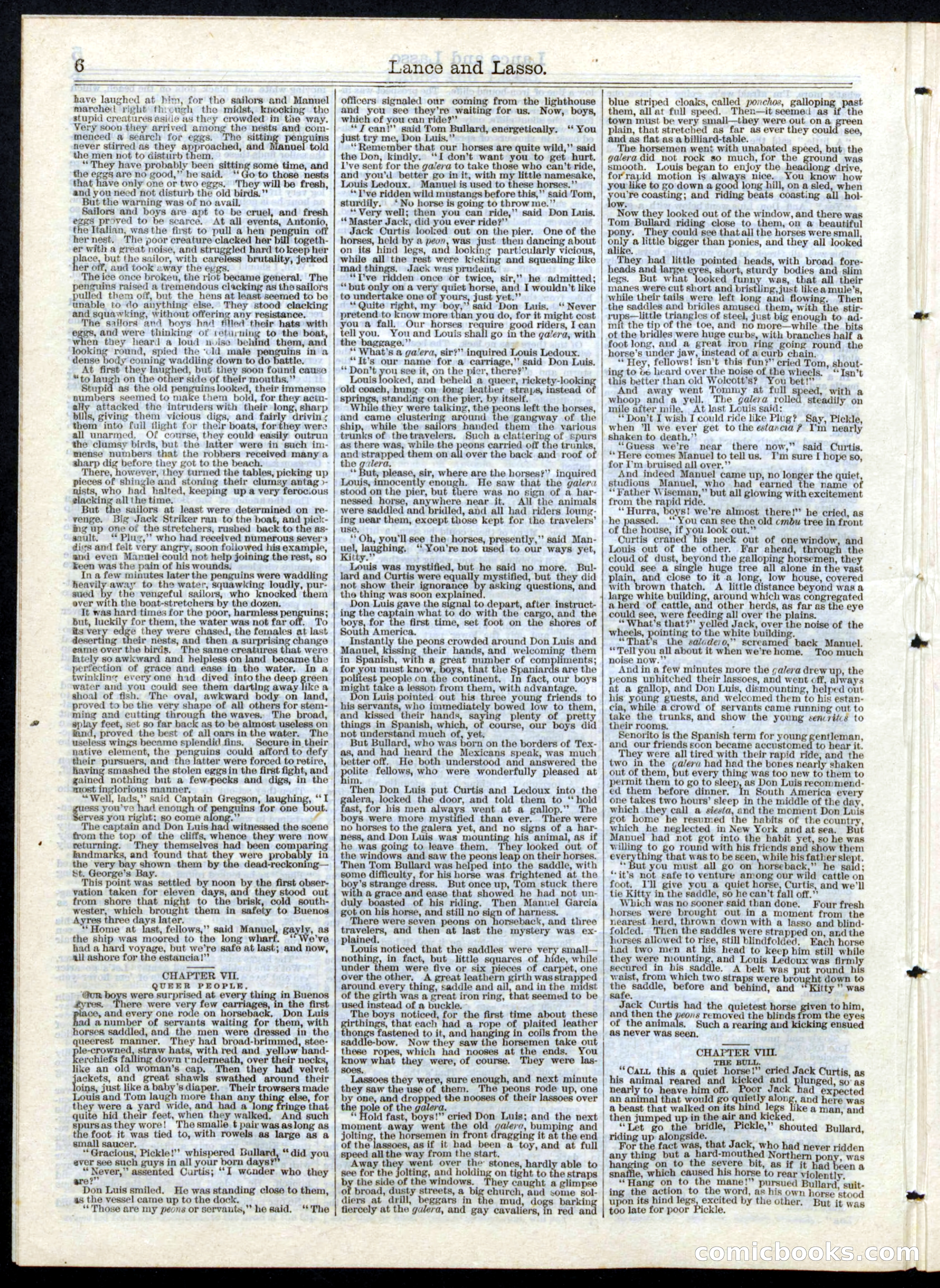 Beadle's Half Dime Library, No. 150 — page 6 of 24