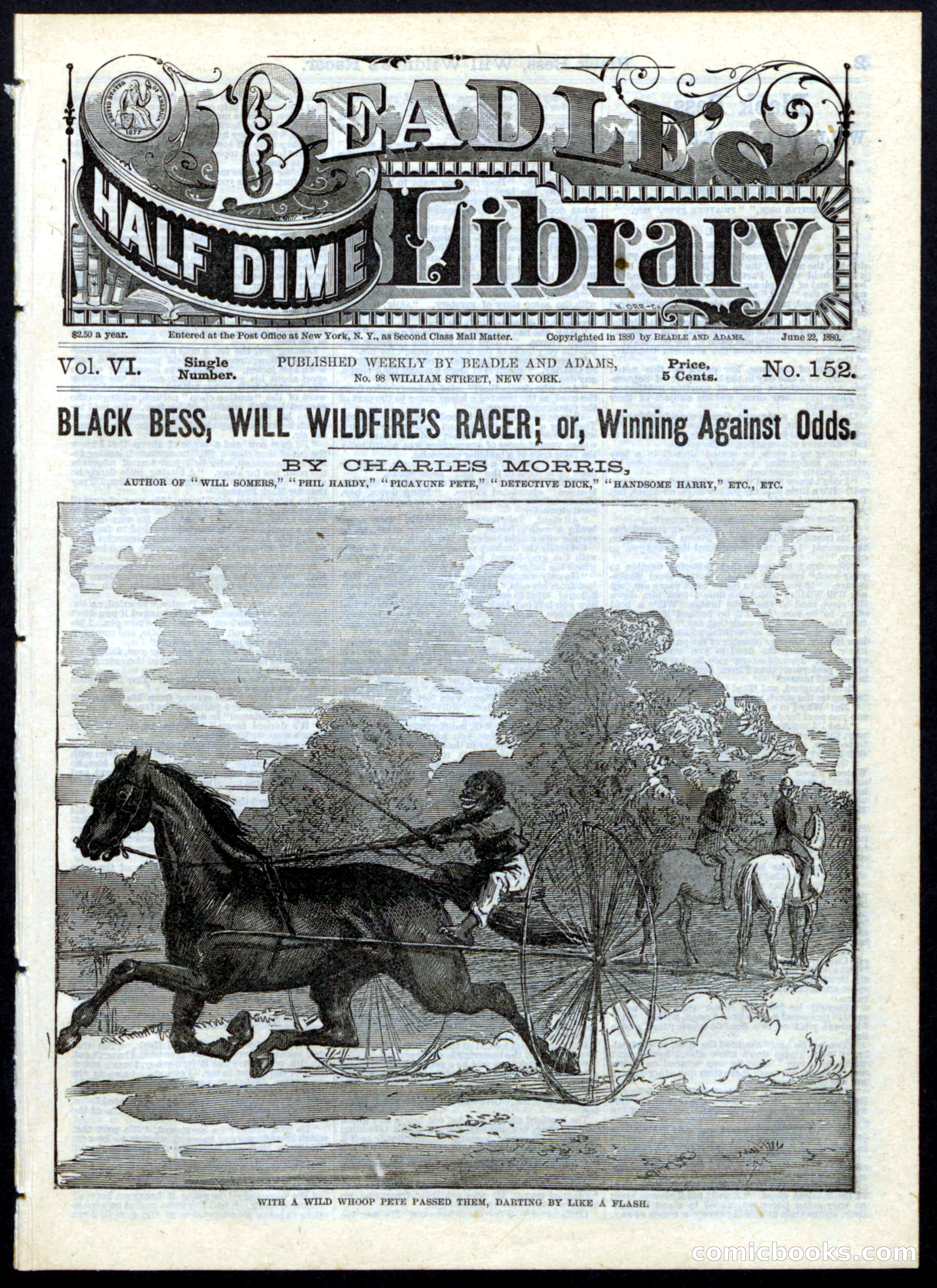 Beadle's Half Dime Library, No. 152