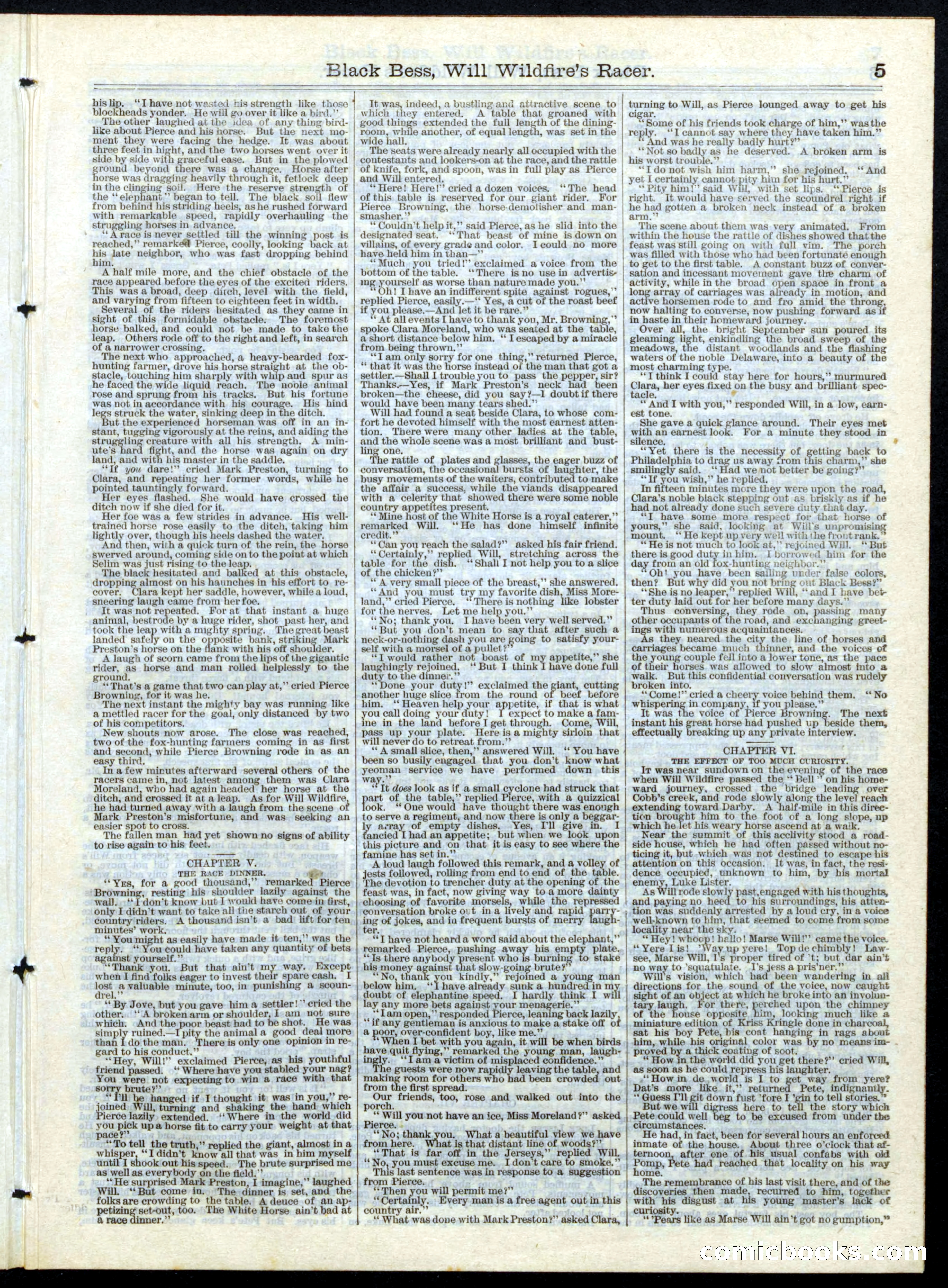 Beadle's Half Dime Library, No. 152 — page 5 of 16