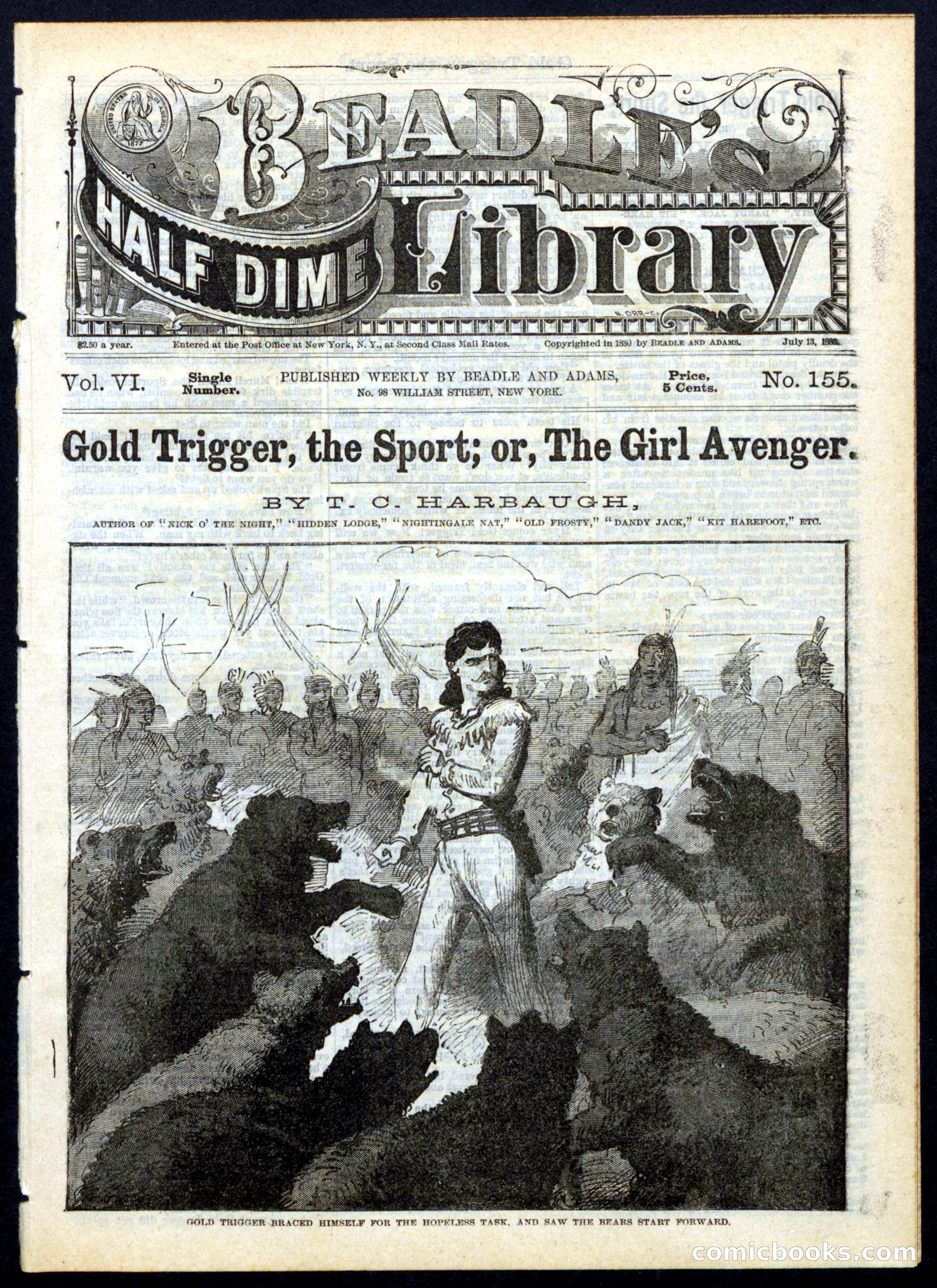 Gold Trigger, the Sport; or, The Girl Avenger — page 1 of 16