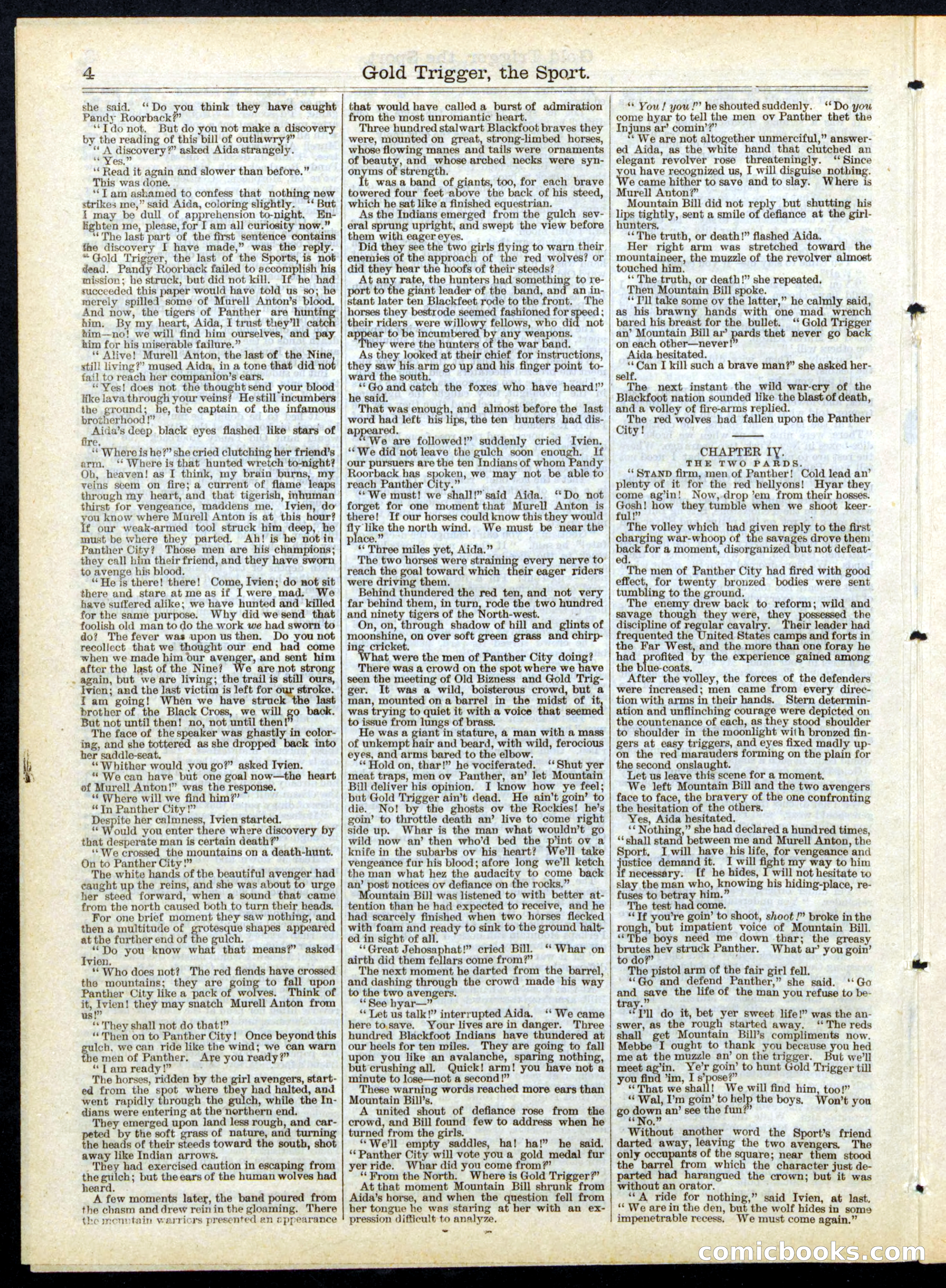 Gold Trigger, the Sport; or, The Girl Avenger — page 4 of 16