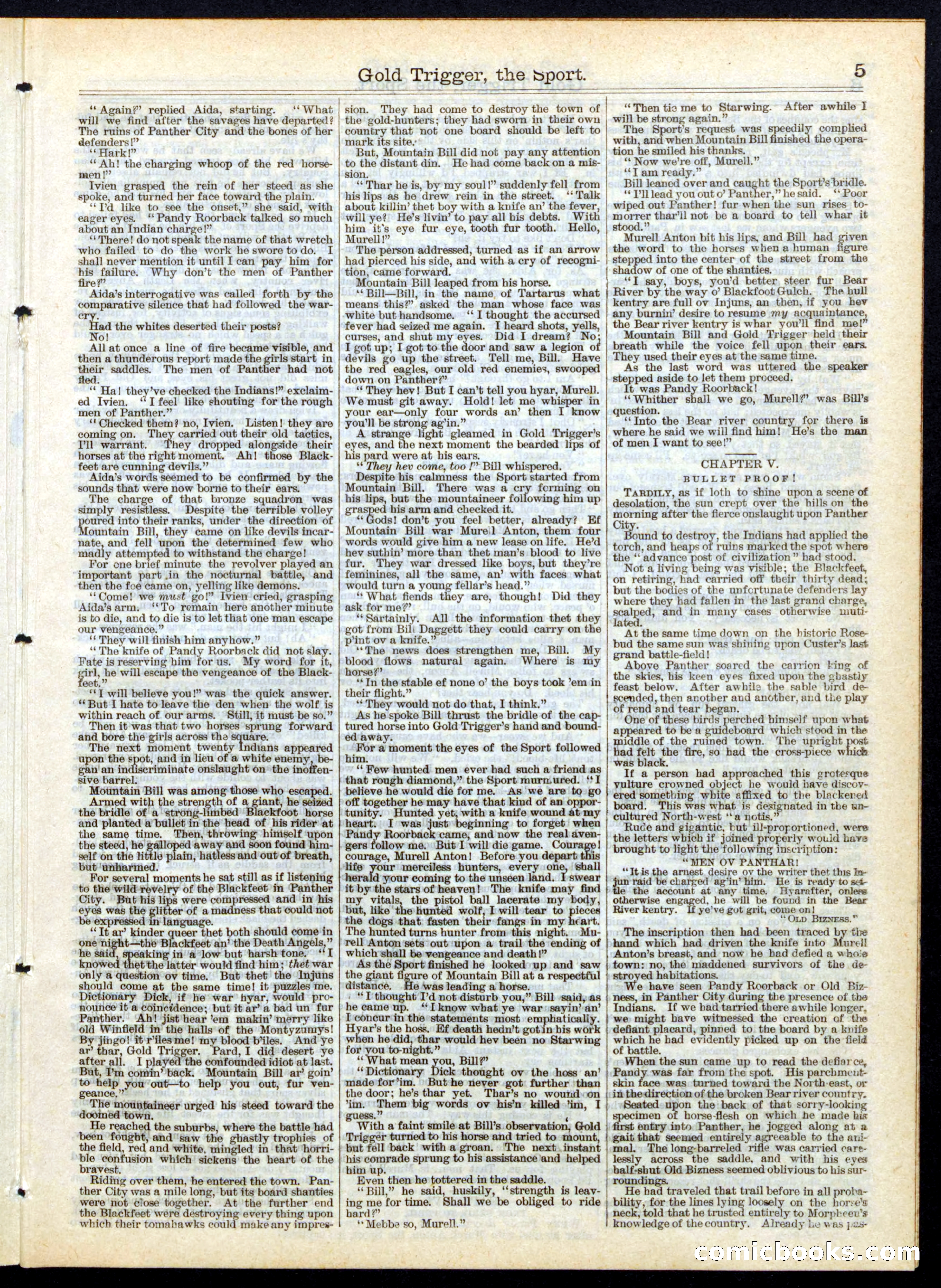 Gold Trigger, the Sport; or, The Girl Avenger — page 5 of 16
