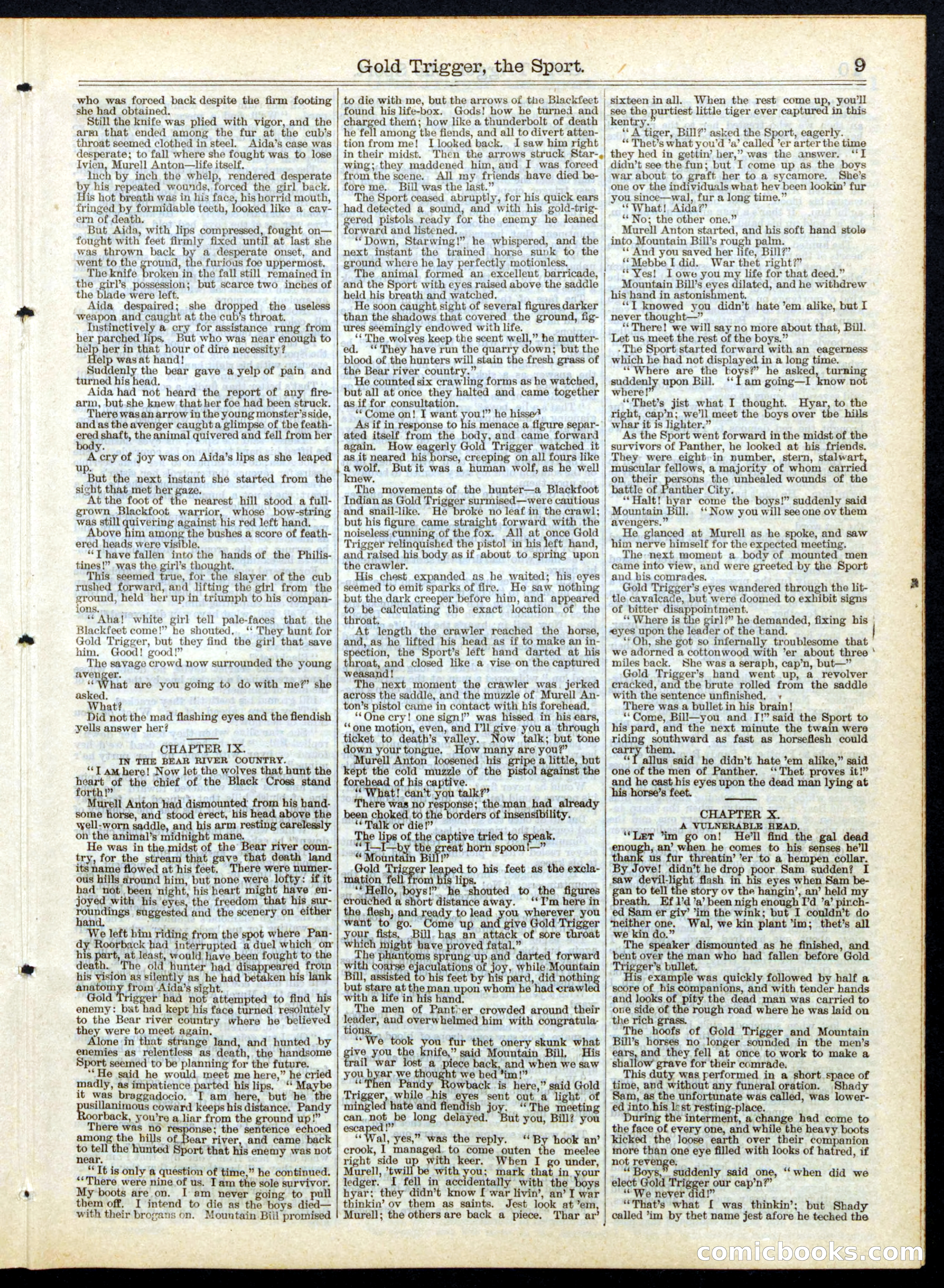 Gold Trigger, the Sport; or, The Girl Avenger — page 9 of 16