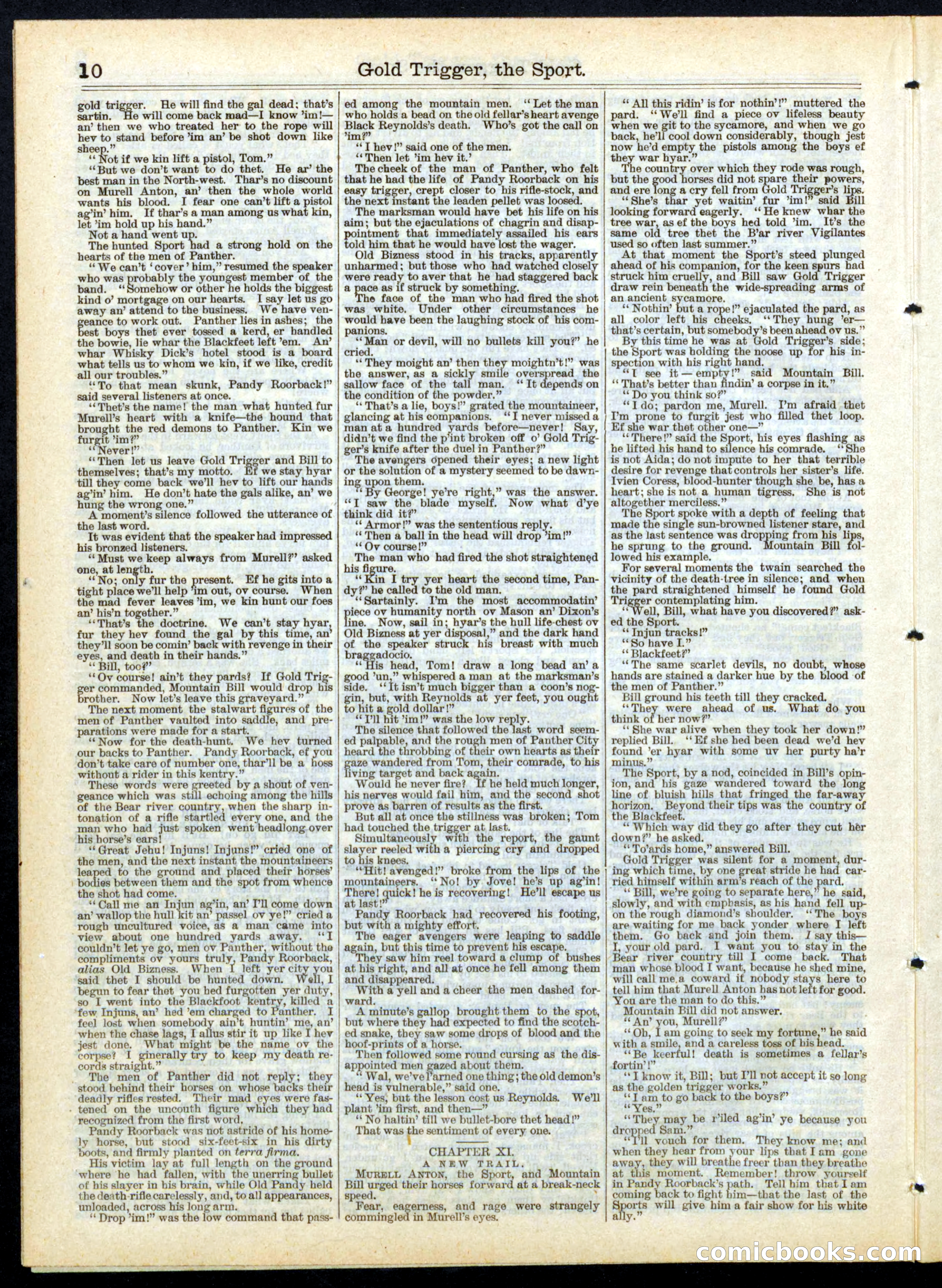 Gold Trigger, the Sport; or, The Girl Avenger — page 10 of 16