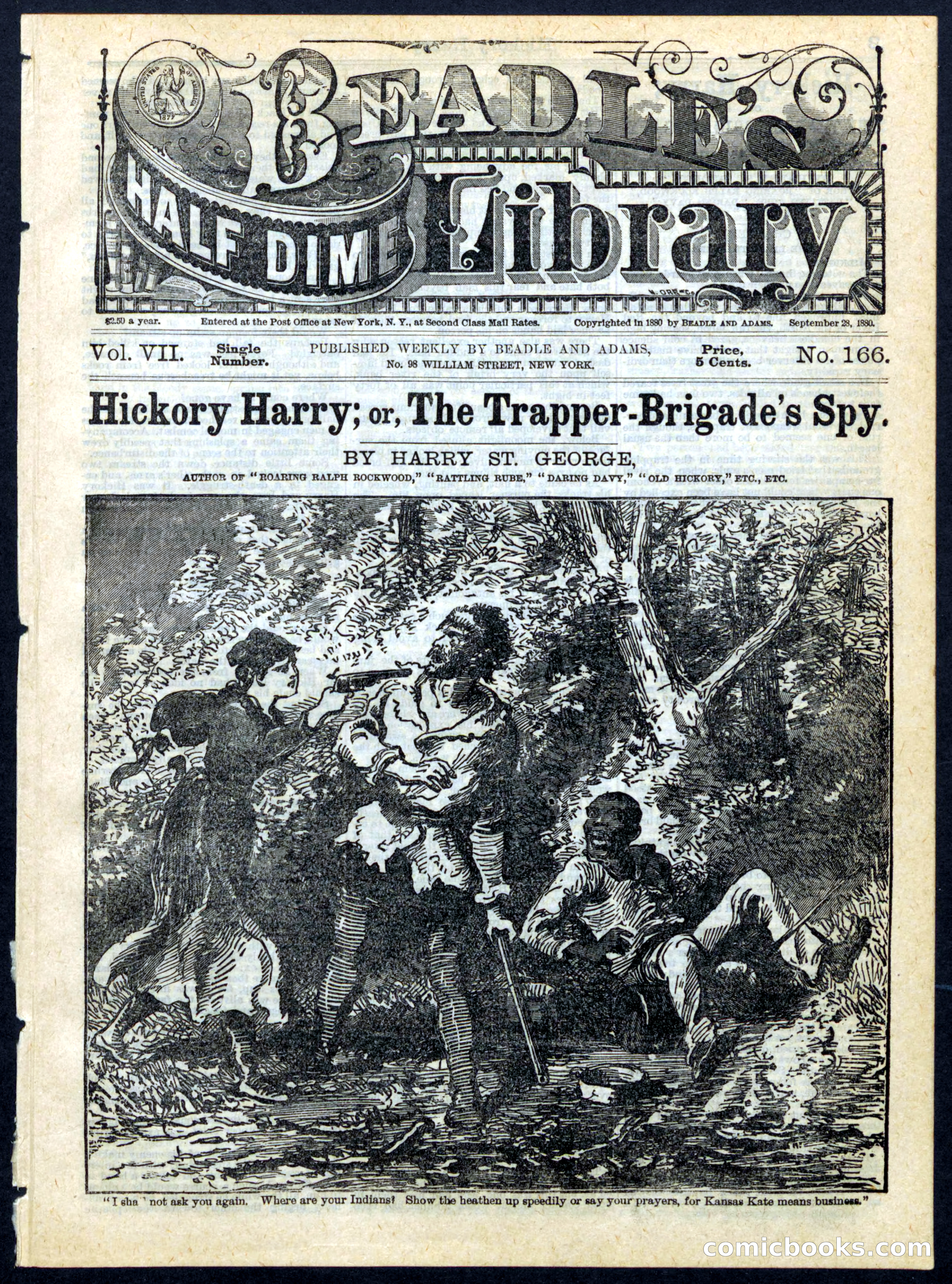 Hickory Harry; or, The Trapper-Brigade's Spy