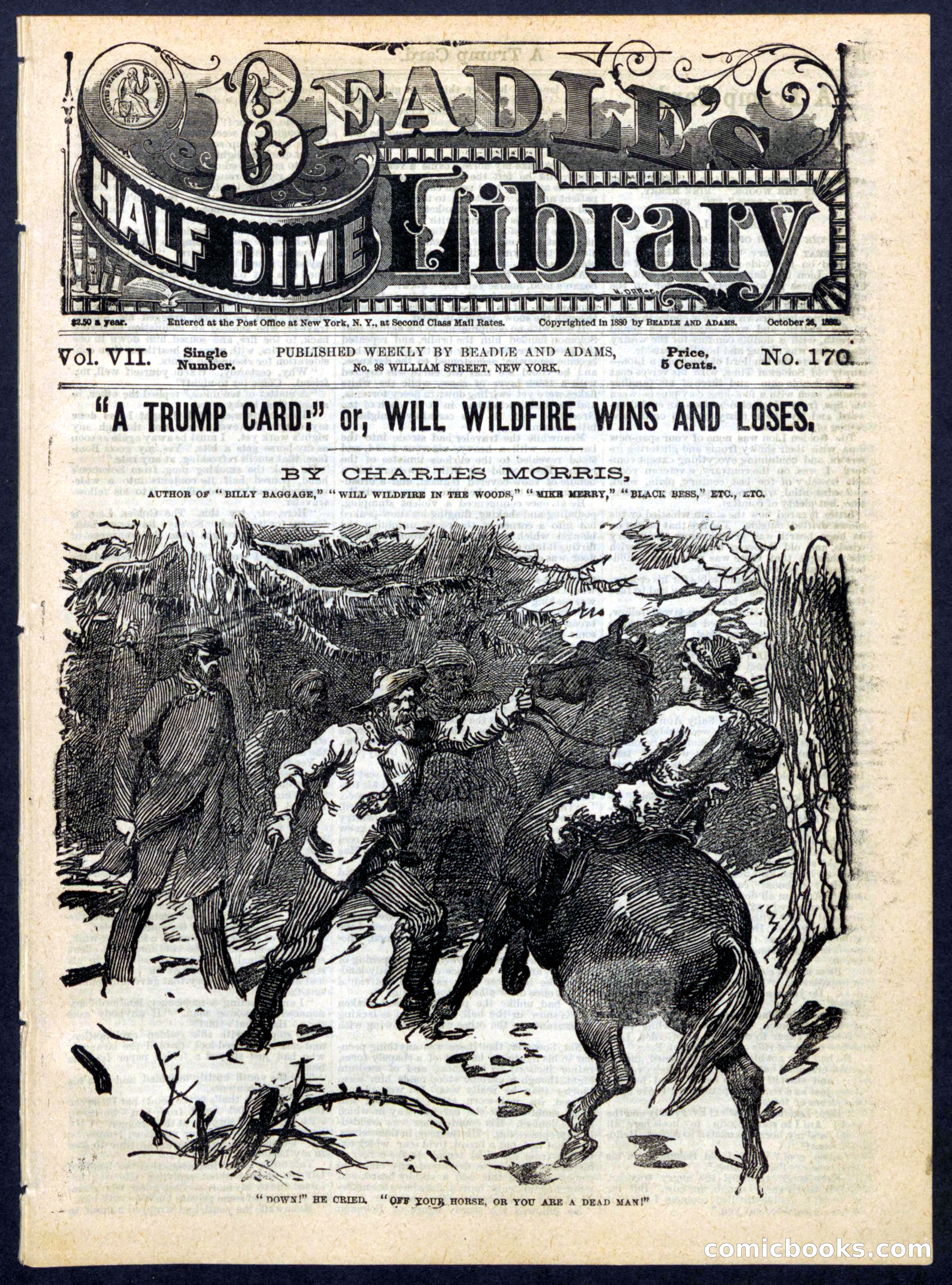 Beadle's Half Dime Library No. 170