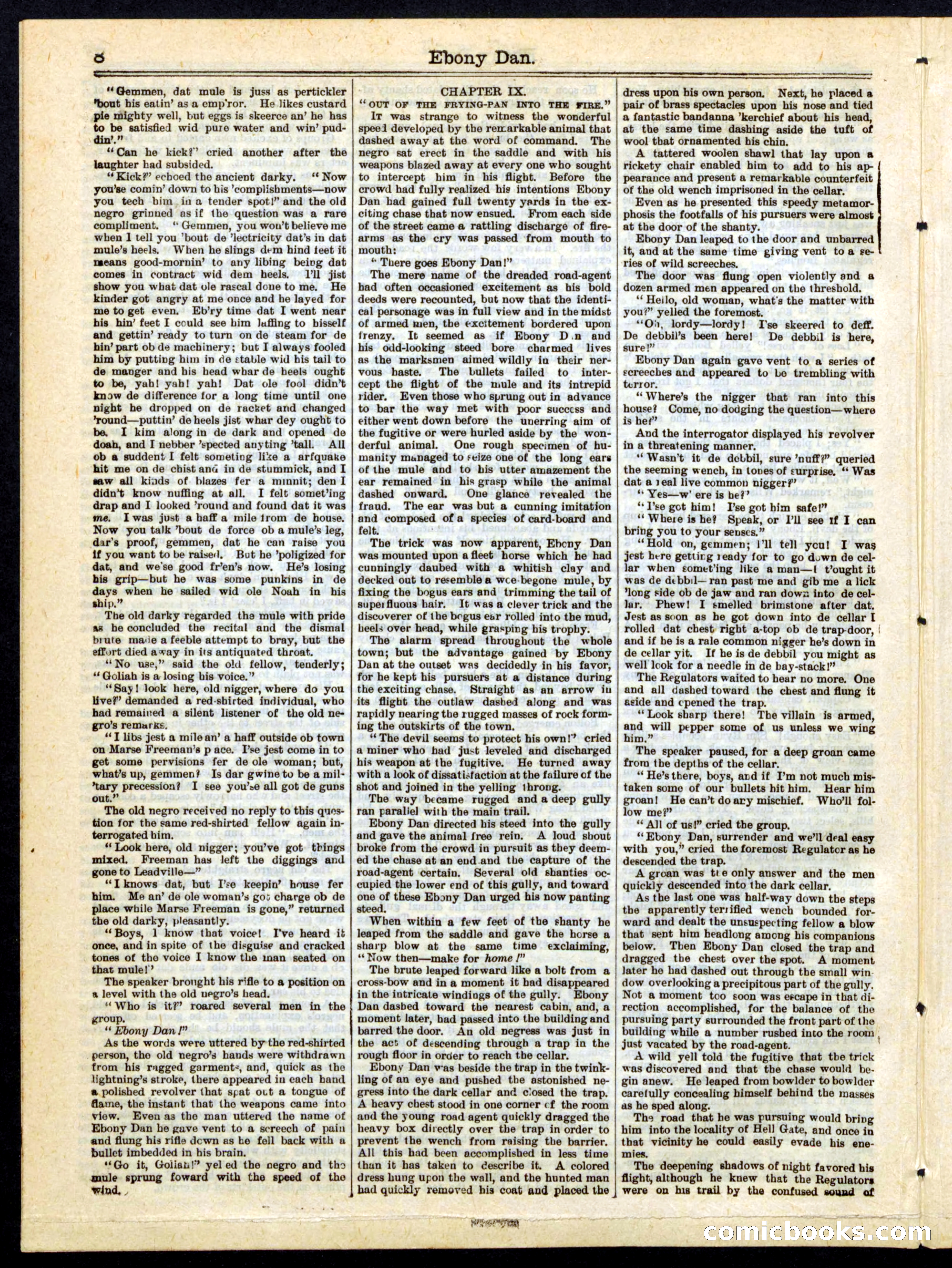 Ebony Dan; or, The Rival Leagues of Silver Circle — page 8 of 16
