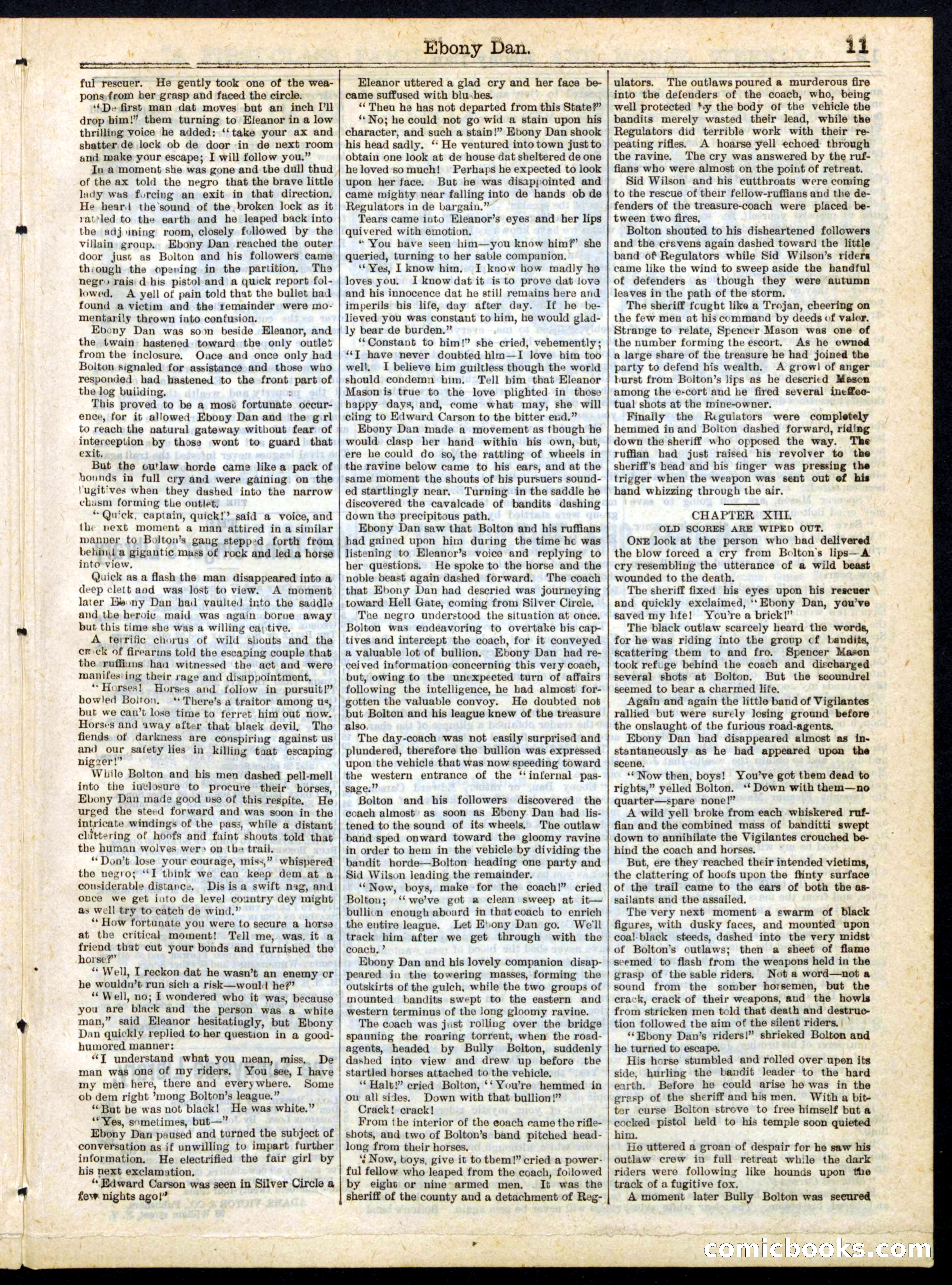 Ebony Dan; or, The Rival Leagues of Silver Circle — page 11 of 16